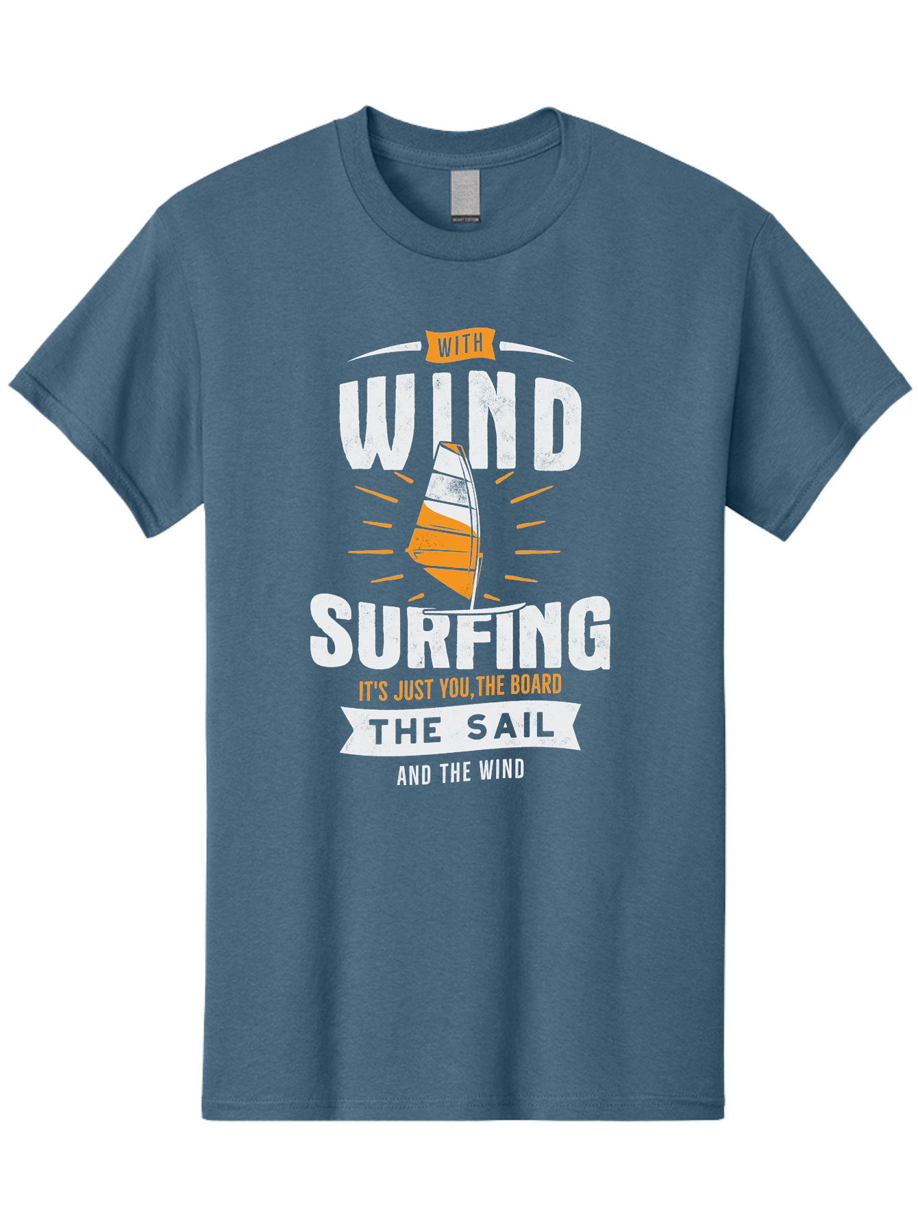 Wind-Surfing Men'S Graphic Tee, 100% Cotton, Comfortable Casual Summer Wear, Machine Washable, Windsurfing, Water Sports, Sailing, Adventure Seekers, Thrill Lovers, Windsurfing Quotes, Sailing Inspiration, Surfing Culture, Extreme Sports, Aab964 29