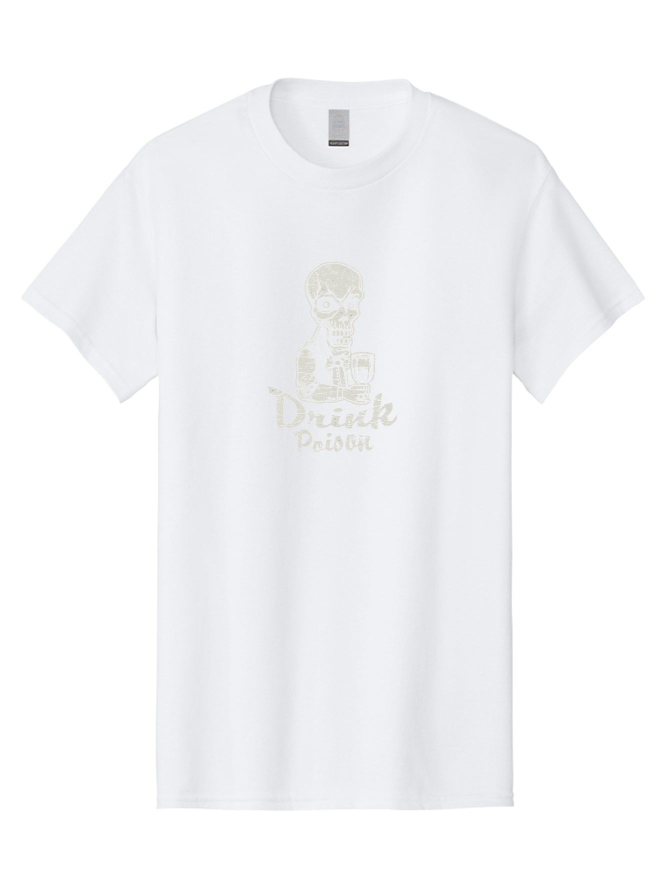 Drink-Poison Men'S Graphic Tee, 100% Cotton, Comfortable Casual Summer Wear, Machine Washable, Skeleton Holding A Glass, Dark Humor, Toxic Drink, Skull Character, Gothic Illustration, Grunge Style, Creepy Design, Poison Warning, Skull Artwork, Aab968 7