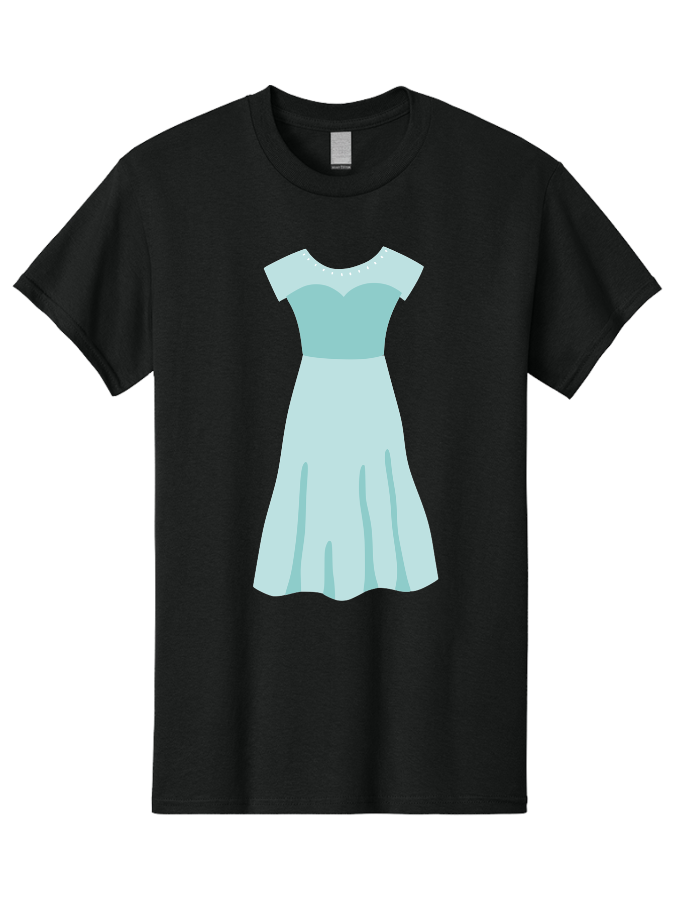 Baby-Blue-Sweetheart-Dress Men'S Graphic Tee, 100% Cotton, Comfortable Casual Summer Wear, Machine Washable, Simple Dress, Sweetheart Neckline, Short Sleeves, Knee-Length Dress, Minimalist Fashion, Simple Elegance, Feminine Style, Aab999 29