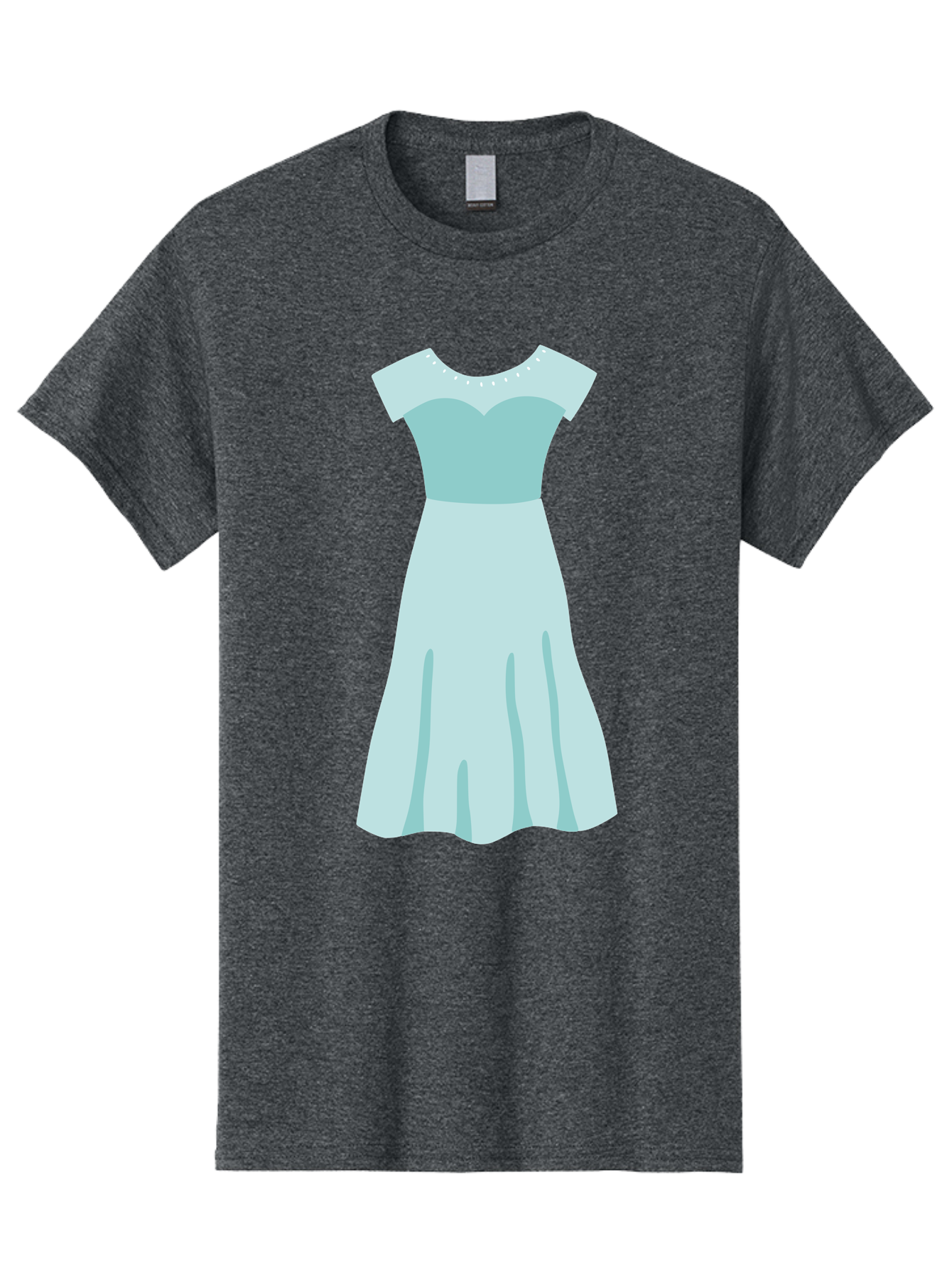 Baby-Blue-Sweetheart-Dress Men'S Graphic Tee, 100% Cotton, Comfortable Casual Summer Wear, Machine Washable, Simple Dress, Sweetheart Neckline, Short Sleeves, Knee-Length Dress, Minimalist Fashion, Simple Elegance, Feminine Style, Aab999 17