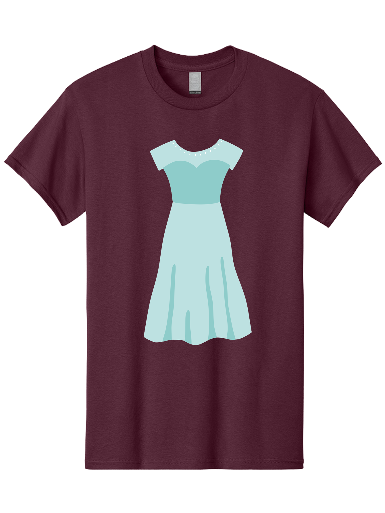 Baby-Blue-Sweetheart-Dress Men'S Graphic Tee, 100% Cotton, Comfortable Casual Summer Wear, Machine Washable, Simple Dress, Sweetheart Neckline, Short Sleeves, Knee-Length Dress, Minimalist Fashion, Simple Elegance, Feminine Style, Aab999 11