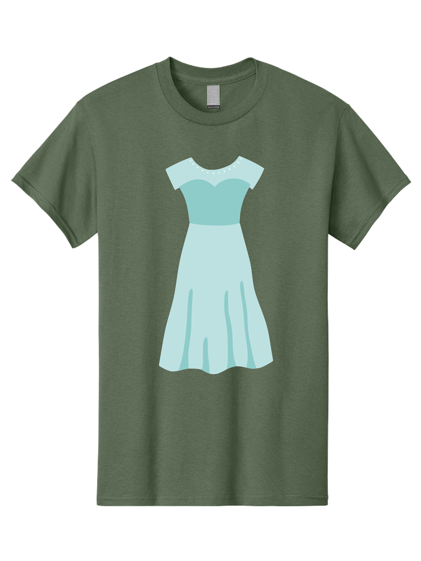 Baby-Blue-Sweetheart-Dress Men'S Graphic Tee, 100% Cotton, Comfortable Casual Summer Wear, Machine Washable, Simple Dress, Sweetheart Neckline, Short Sleeves, Knee-Length Dress, Minimalist Fashion, Simple Elegance, Feminine Style, Aab999 27