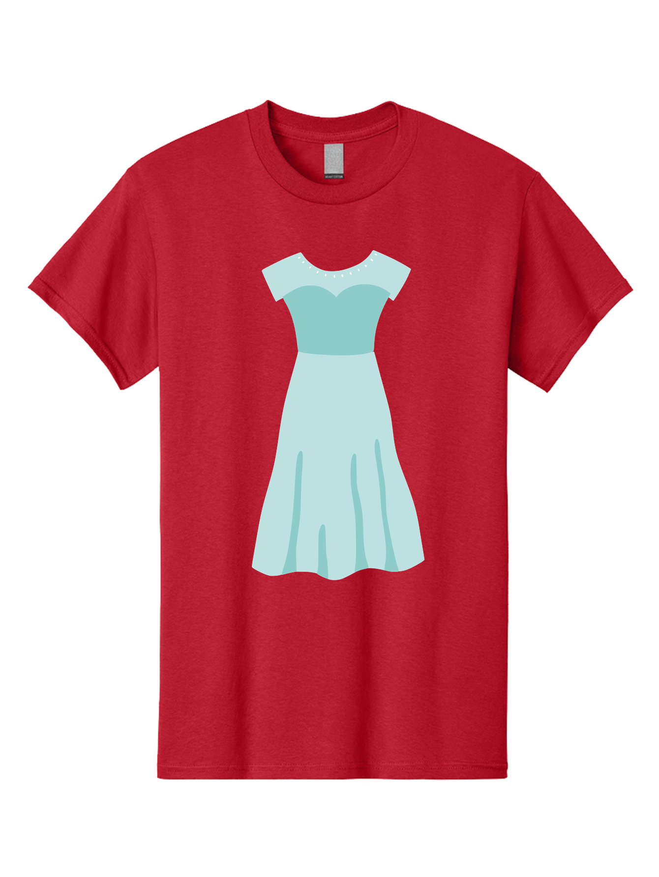 Baby-Blue-Sweetheart-Dress Men'S Graphic Tee, 100% Cotton, Comfortable Casual Summer Wear, Machine Washable, Simple Dress, Sweetheart Neckline, Short Sleeves, Knee-Length Dress, Minimalist Fashion, Simple Elegance, Feminine Style, Aab999 13