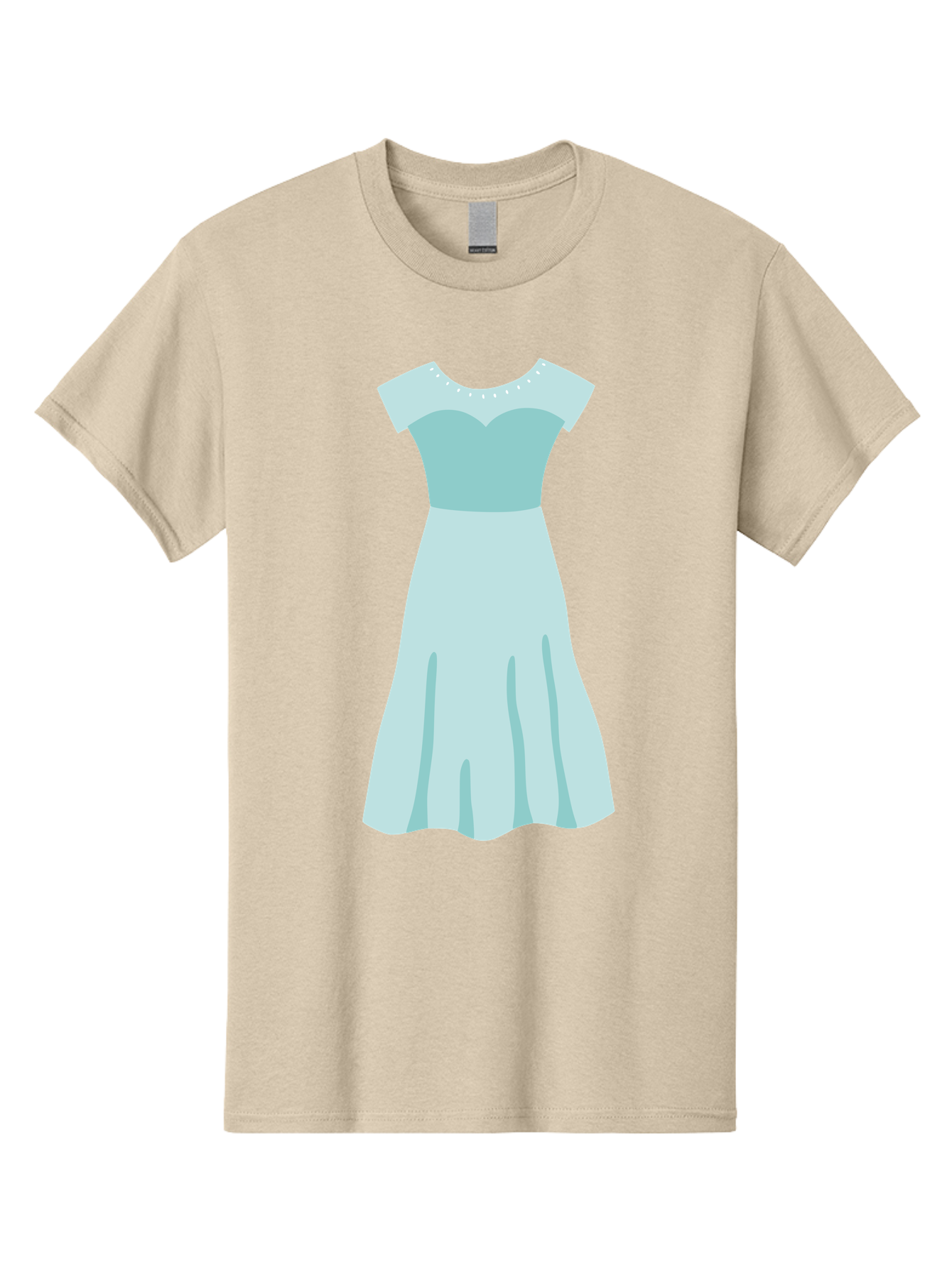 Baby-Blue-Sweetheart-Dress Men'S Graphic Tee, 100% Cotton, Comfortable Casual Summer Wear, Machine Washable, Simple Dress, Sweetheart Neckline, Short Sleeves, Knee-Length Dress, Minimalist Fashion, Simple Elegance, Feminine Style, Aab999 19