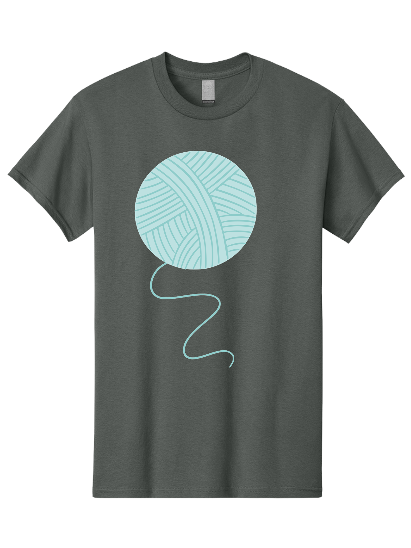Ball-Of-Yarn Men'S Graphic Tee, 100% Cotton, Comfortable Casual Summer Wear, Machine Washable, Ball Of Yarn, Knitting Supplies, Crafting Essentials, Yarn Thread, Creative Hobbies, Handmade Crafts, Knitting Yarn Aac000 5