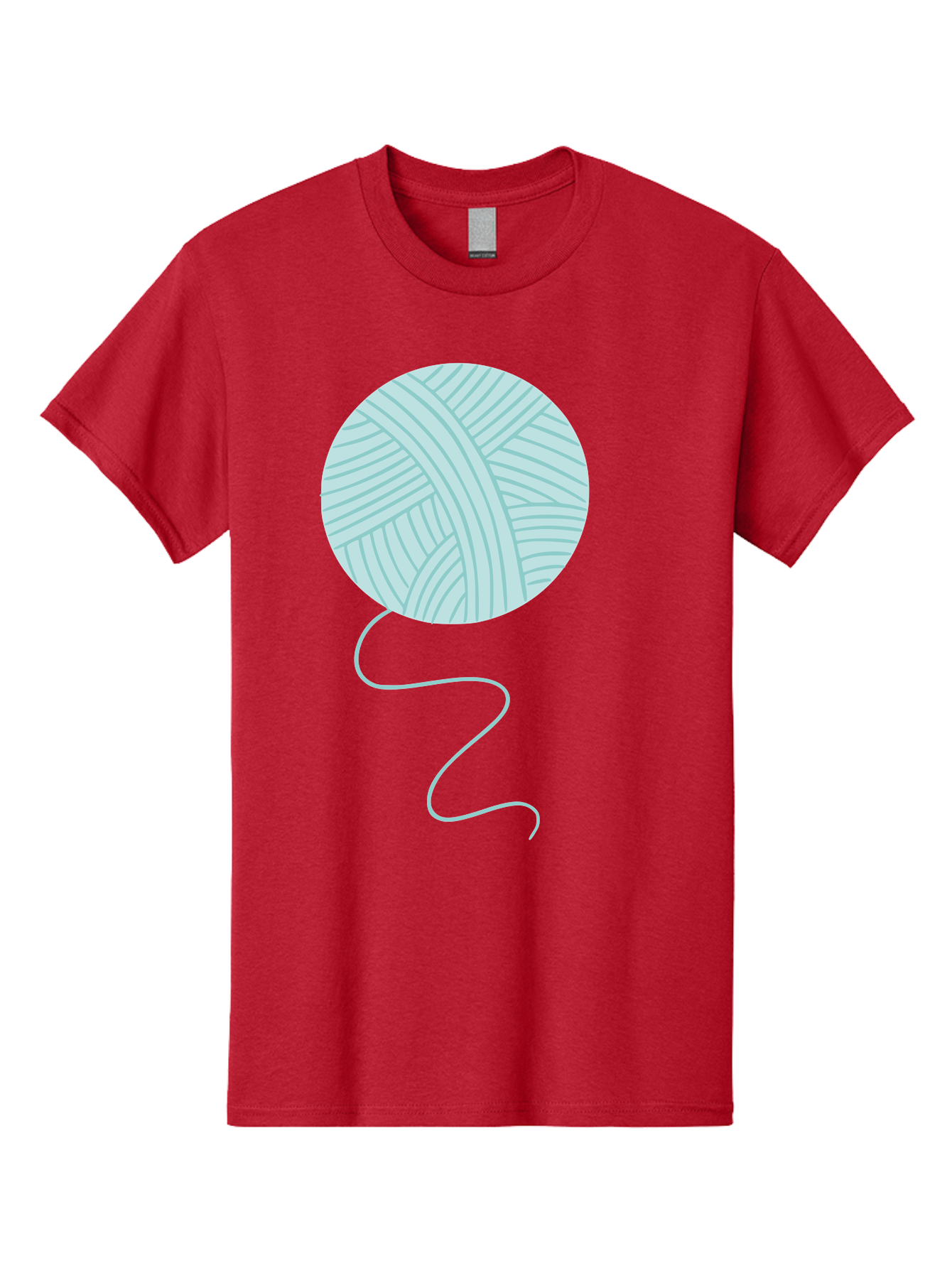 Ball-Of-Yarn Men'S Graphic Tee, 100% Cotton, Comfortable Casual Summer Wear, Machine Washable, Ball Of Yarn, Knitting Supplies, Crafting Essentials, Yarn Thread, Creative Hobbies, Handmade Crafts, Knitting Yarn Aac000 7