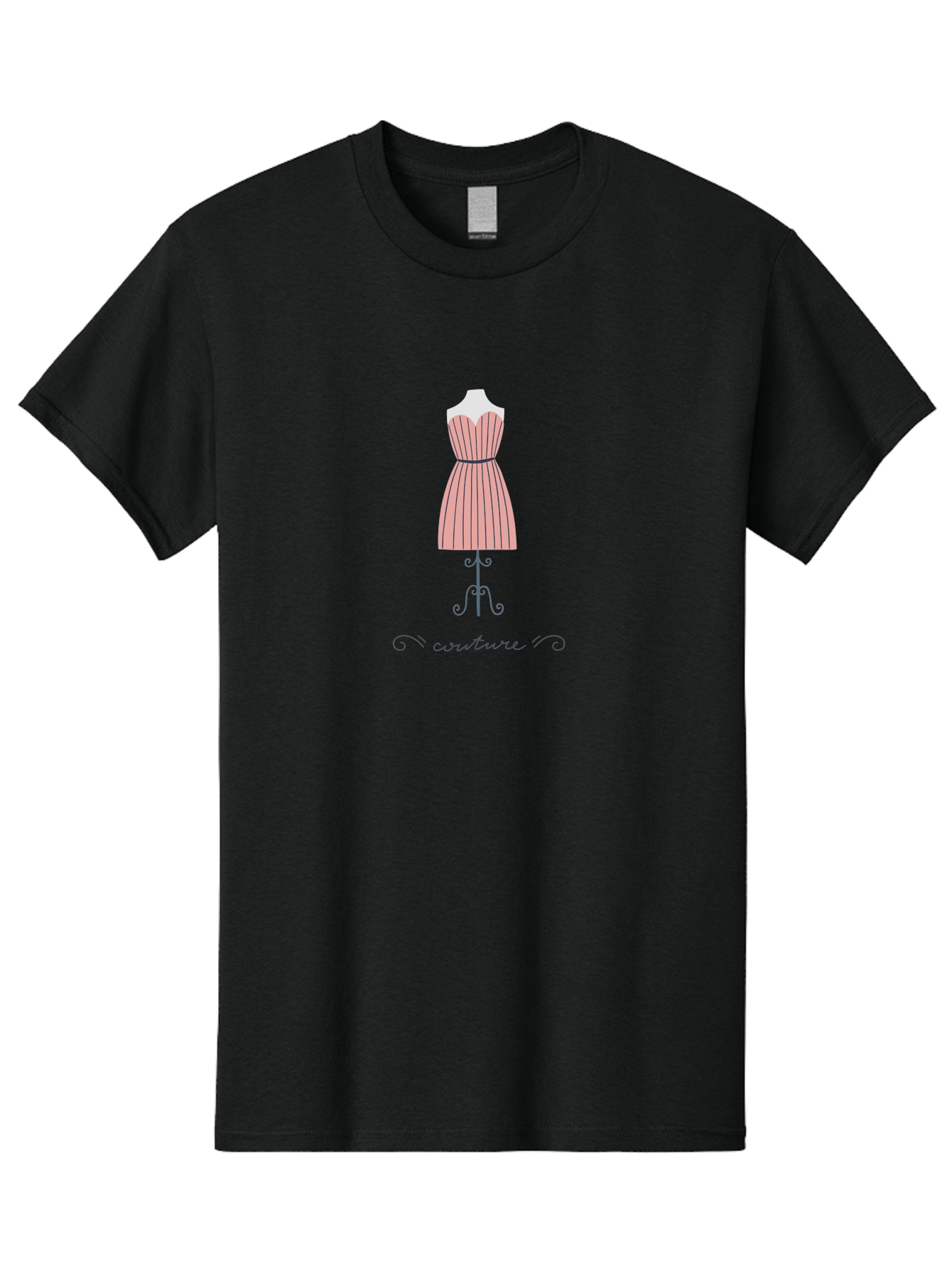 Couture-1 Men'S Graphic Tee, 100% Cotton, Comfortable Casual Summer Wear, Machine Washable, Fashion Design, Haute Couture, Dress On Mannequin, Stylish Clothing, Elegant Dress, Designer Fashion, Stylish Apparel Aac007 13