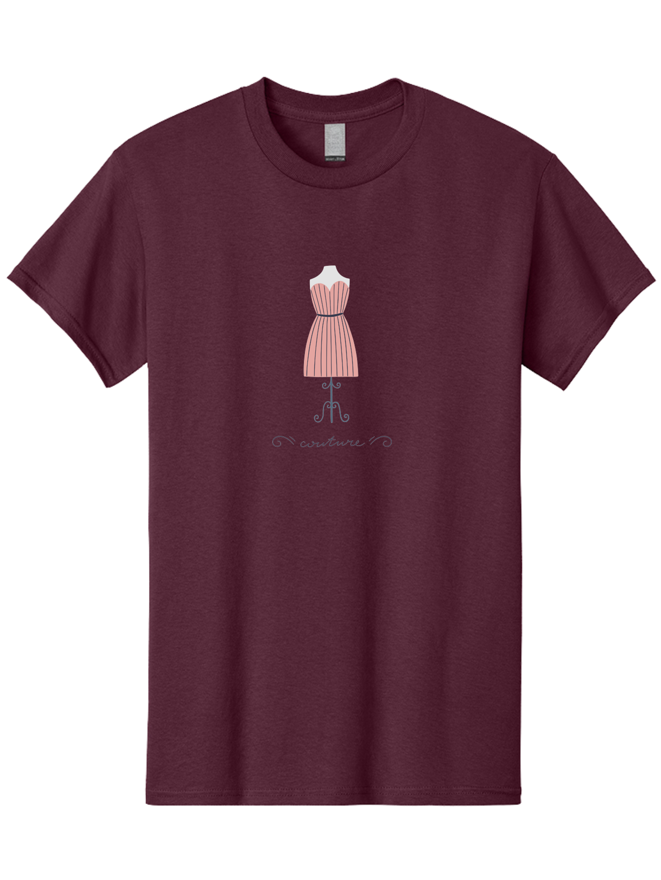 Couture-1 Men'S Graphic Tee, 100% Cotton, Comfortable Casual Summer Wear, Machine Washable, Fashion Design, Haute Couture, Dress On Mannequin, Stylish Clothing, Elegant Dress, Designer Fashion, Stylish Apparel Aac007 9