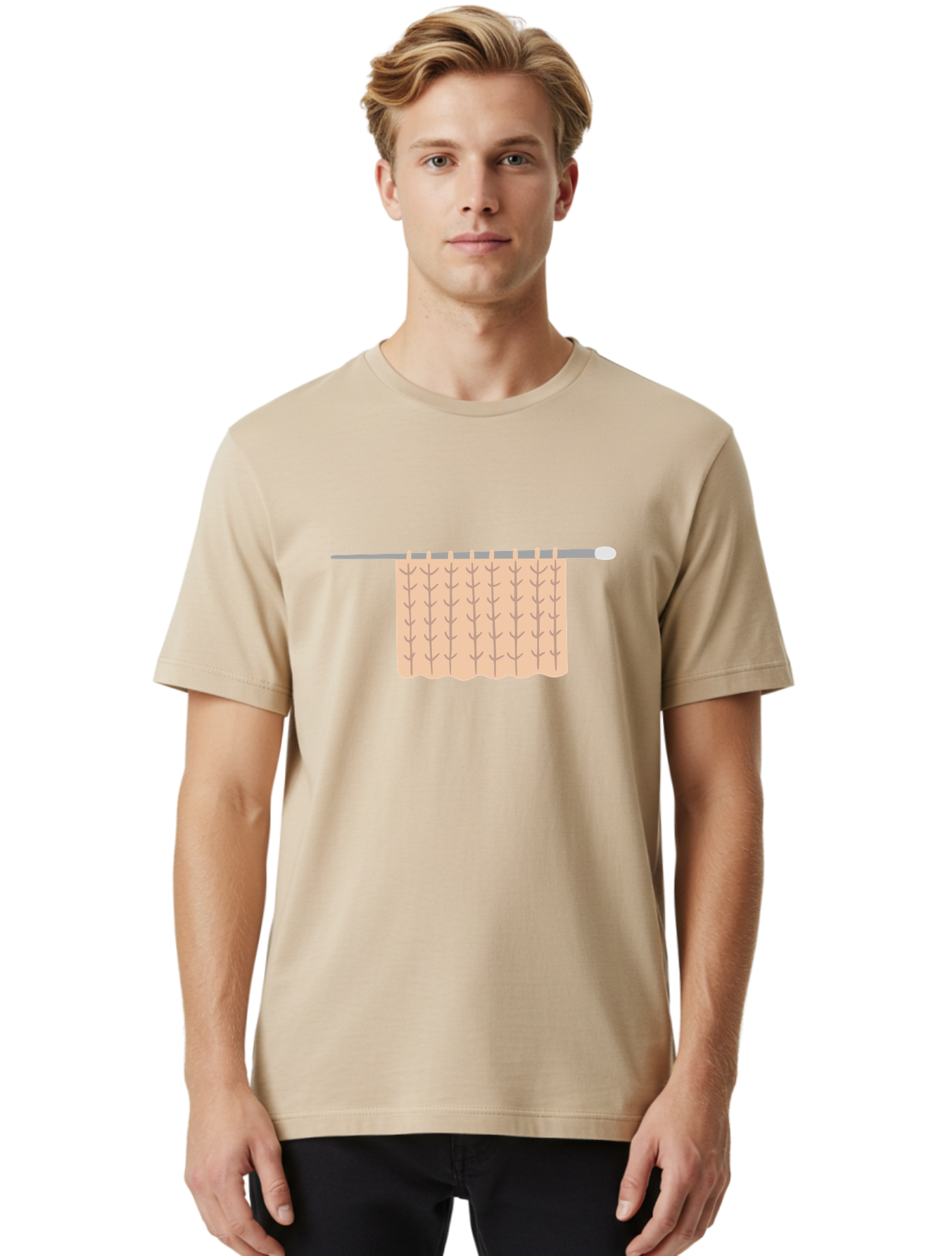 Curtain Men'S Graphic Tee, 100% Cotton, Comfortable Casual Summer Wear, Machine Washable, Beige Curtain, Leaf Pattern, Curtain Rod, Simple Design, Home Decor, Interior Design, Minimalist Style, Window Treatment, Graphic Illustration Aac013 30