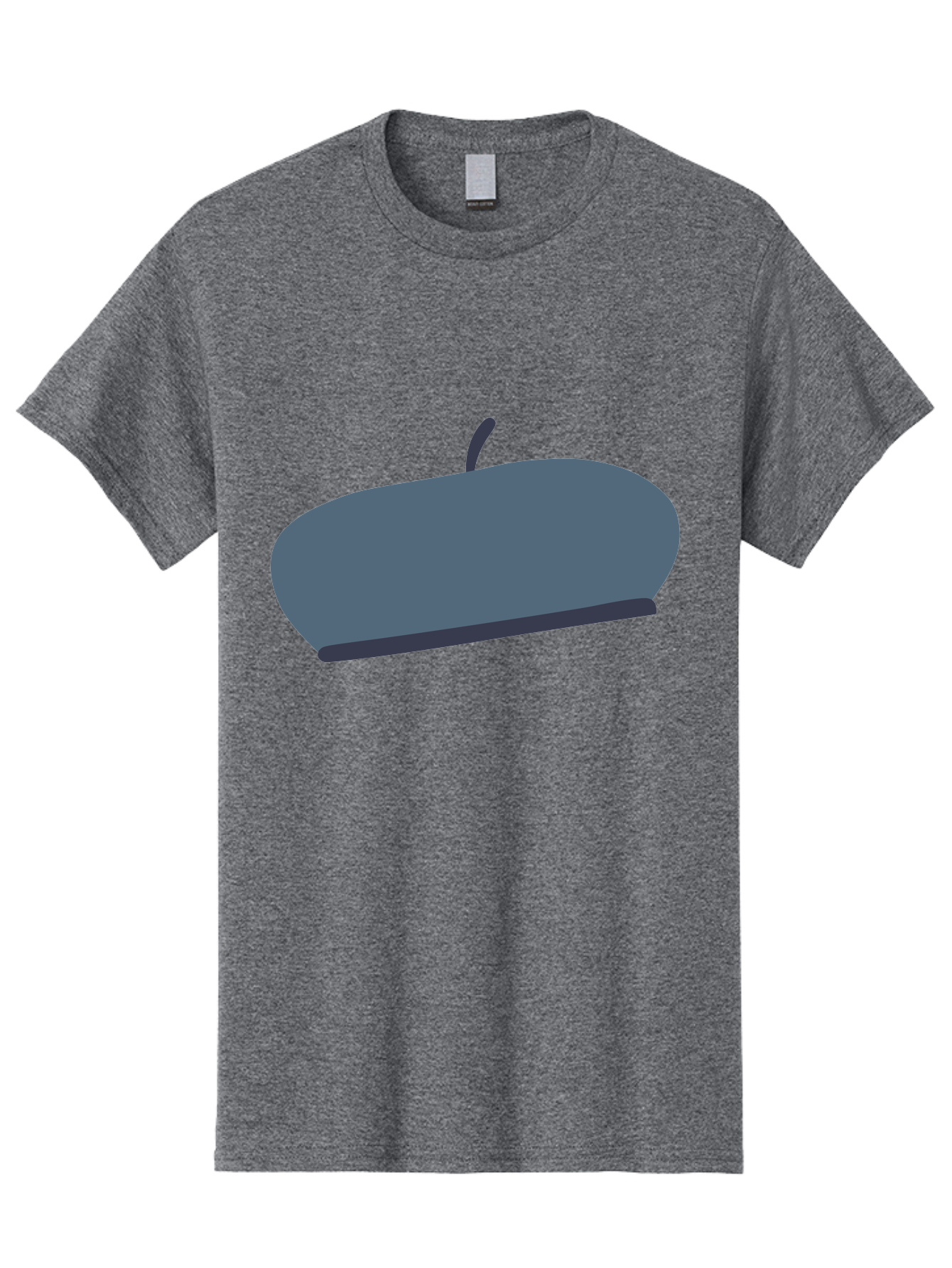 Gray-Apple Men'S Graphic Tee, 100% Cotton, Comfortable Casual Summer Wear, Machine Washable, Gray Apple, Stylized Fruit, Simple Illustration, Minimalist Design, Fruit Icon, Digital Art Aac038 27