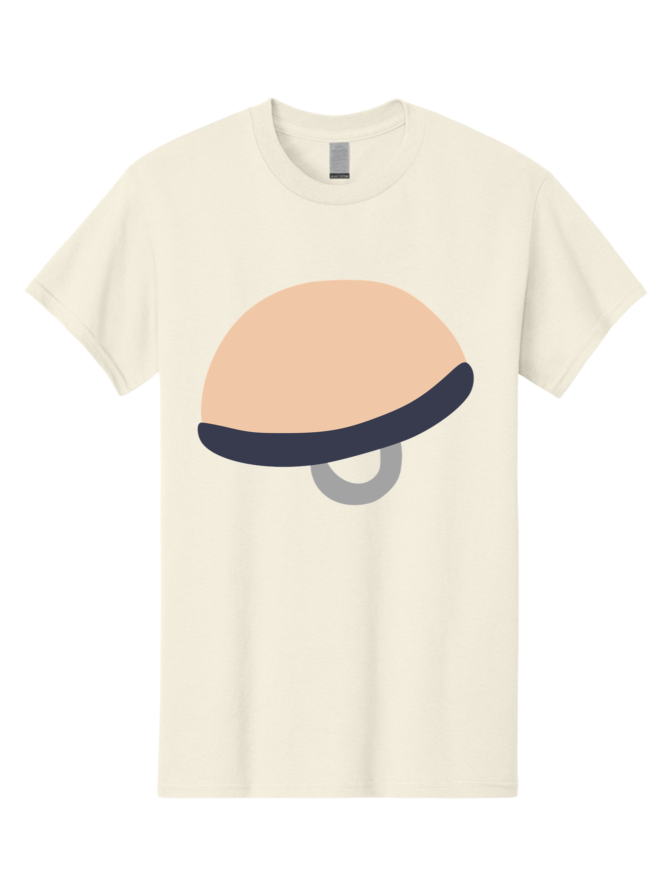 Mushroom Men'S Graphic Tee, 100% Cotton, Comfortable Casual Summer Wear, Machine Washable, Bicycle Seat, Bike Accessories, Cycling Equipment, Saddle Design, Bike Parts, Cycling Gear, Bicycle Component Aac058 27
