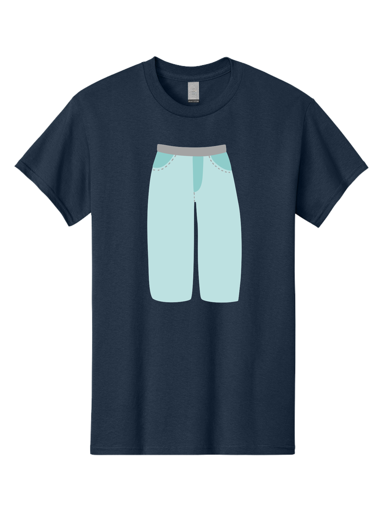 Pajama-Pants Men'S Graphic Tee, 100% Cotton, Comfortable Casual Summer Wear, Machine Washable, Light Blue Pants, Gray Waistband, Back Pockets, Casual Wear, Comfortable Clothing, Simple Design, Minimal Style, Fashion Illustration Aac066 7