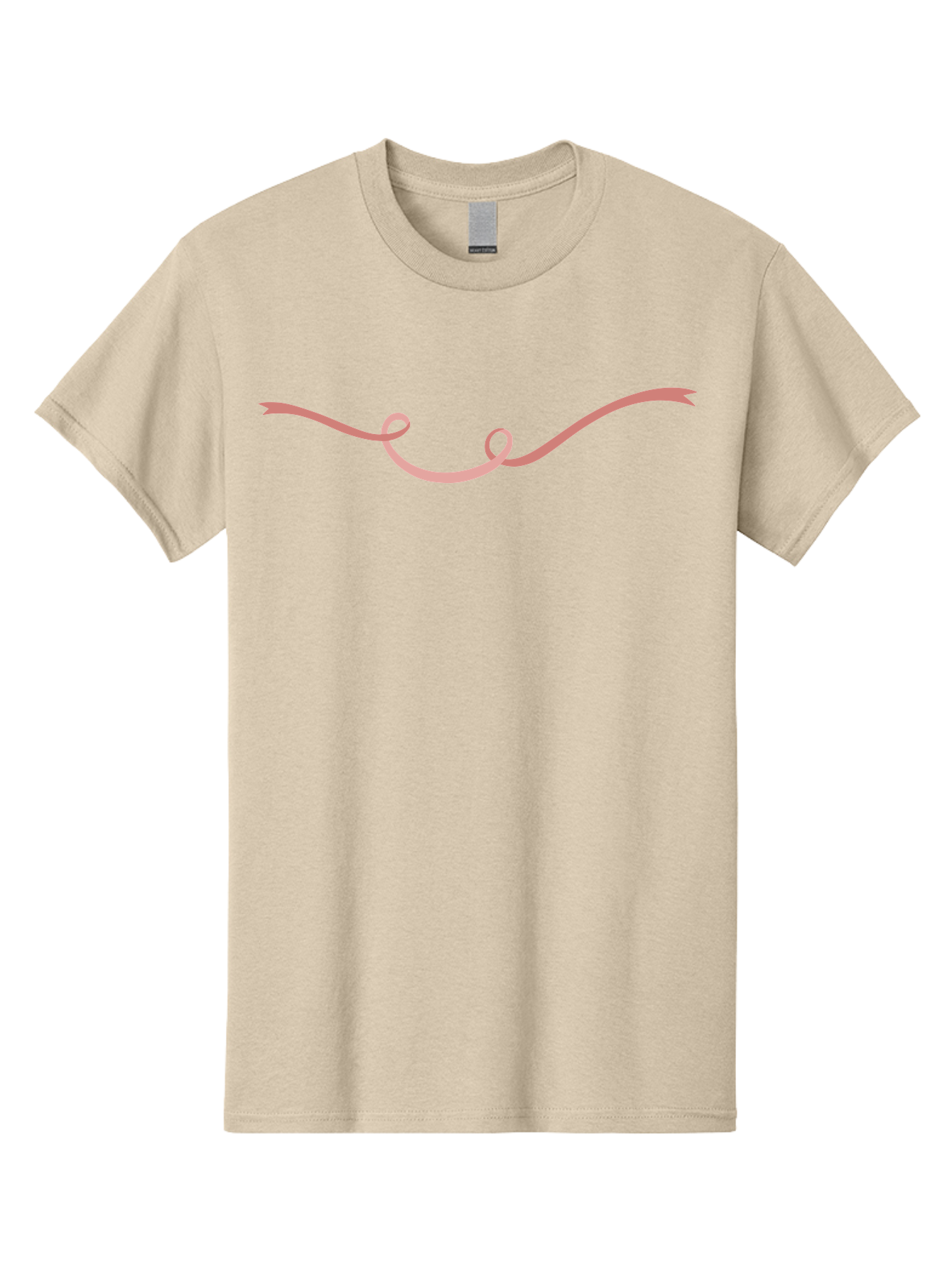 Pink-Swirl Men'S Graphic Tee, 100% Cotton, Comfortable Casual Summer Wear, Machine Washable, Curly Pink Line, Swirling Curve, Abstract Shape, Artistic Design, Minimalist Art, Flowing Line, Modern Graphics Aac083 11
