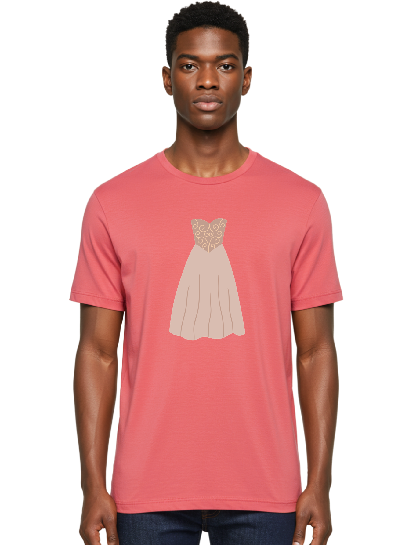 Prom-Dress Men'S Graphic Tee, 100% Cotton, Comfortable Casual Summer Wear, Machine Washable, Formal Evening Gown, Sweetheart Neckline, Strapless Dress, Flowing Skirt, Elegant Design, Beige Color, Vintage Style, Wedding Dress, Luxury Fashion, Aac087 20
