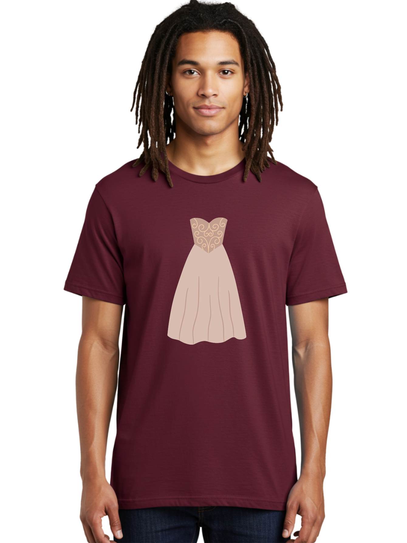 Prom-Dress Men'S Graphic Tee, 100% Cotton, Comfortable Casual Summer Wear, Machine Washable, Formal Evening Gown, Sweetheart Neckline, Strapless Dress, Flowing Skirt, Elegant Design, Beige Color, Vintage Style, Wedding Dress, Luxury Fashion, Aac087 26