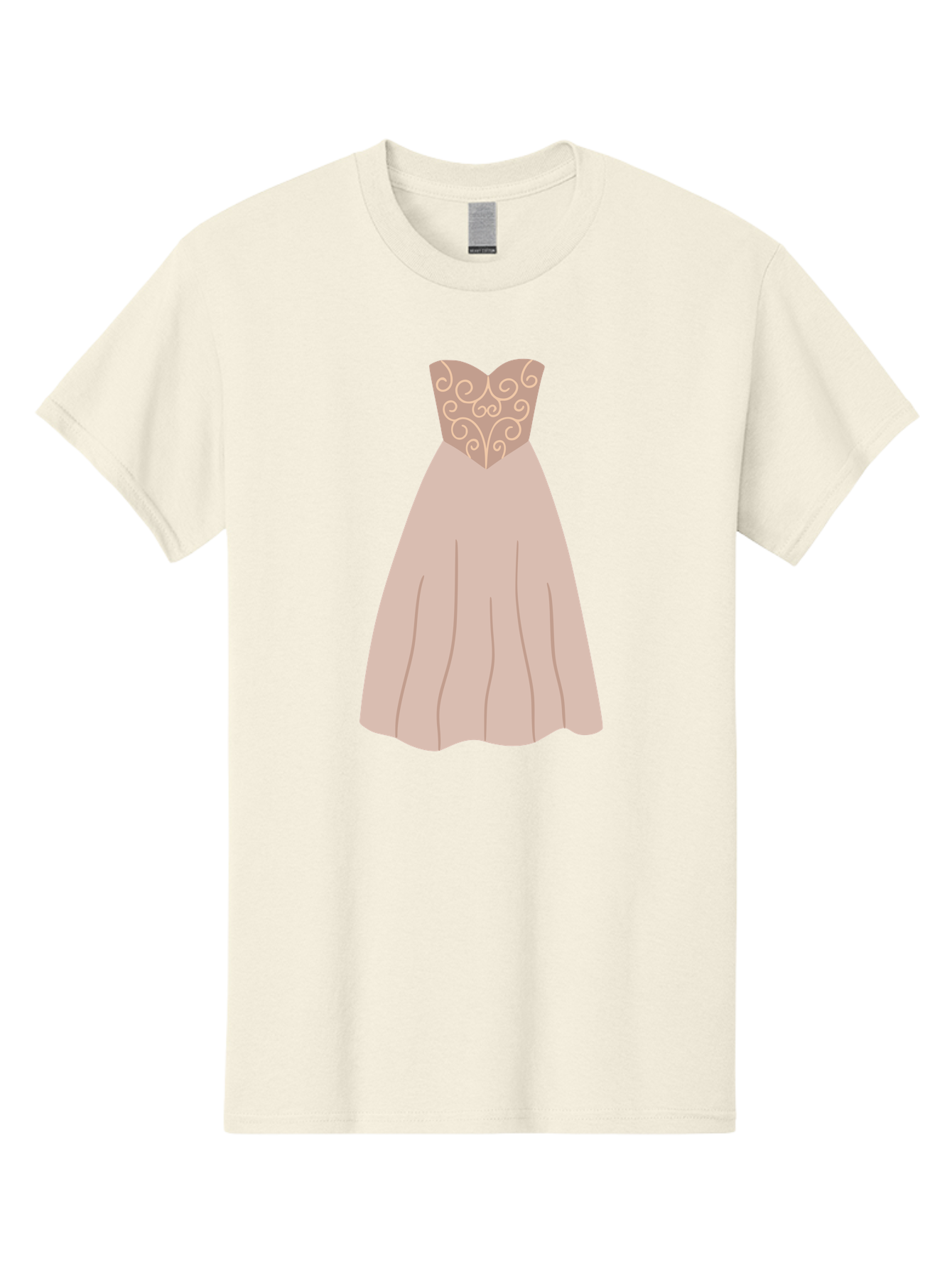 Prom-Dress Men'S Graphic Tee, 100% Cotton, Comfortable Casual Summer Wear, Machine Washable, Formal Evening Gown, Sweetheart Neckline, Strapless Dress, Flowing Skirt, Elegant Design, Beige Color, Vintage Style, Wedding Dress, Luxury Fashion, Aac087 11