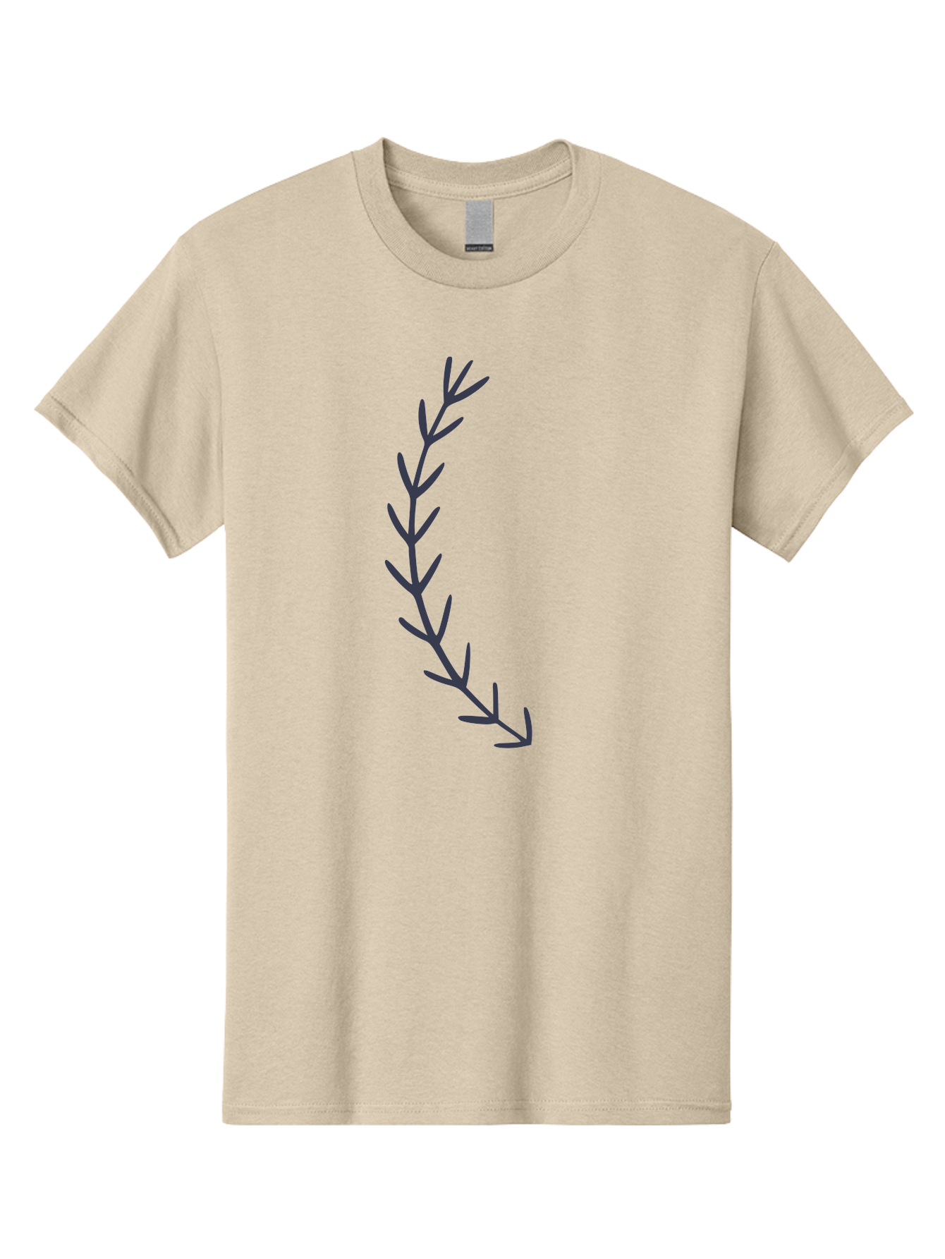 Purple-Branch Men'S Graphic Tee, 100% Cotton, Comfortable Casual Summer Wear, Machine Washable, Hand Drawn Purple Branch, Simple Design, Minimalist Art, Dark Purple Lines, Leafy Pattern, Abstract Illustration, Artistic Expression Aac088 13