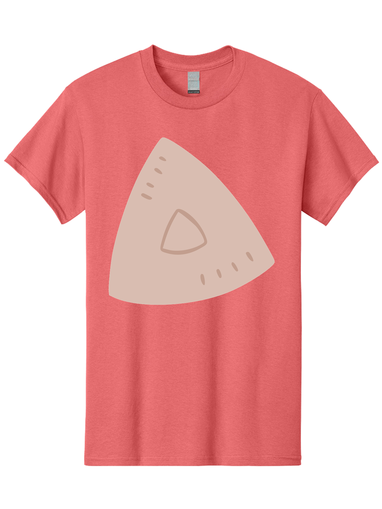 Triangle Men'S Graphic Tee, 100% Cotton, Comfortable Casual Summer Wear, Machine Washable, Tricorn Hat, Pirate Hat, Historical Fashion, 18Th Century Style, Cartoon Illustration, Minimalist Design, Simple Shapes, Muted Colors, Vintage Accessory Aac129 27