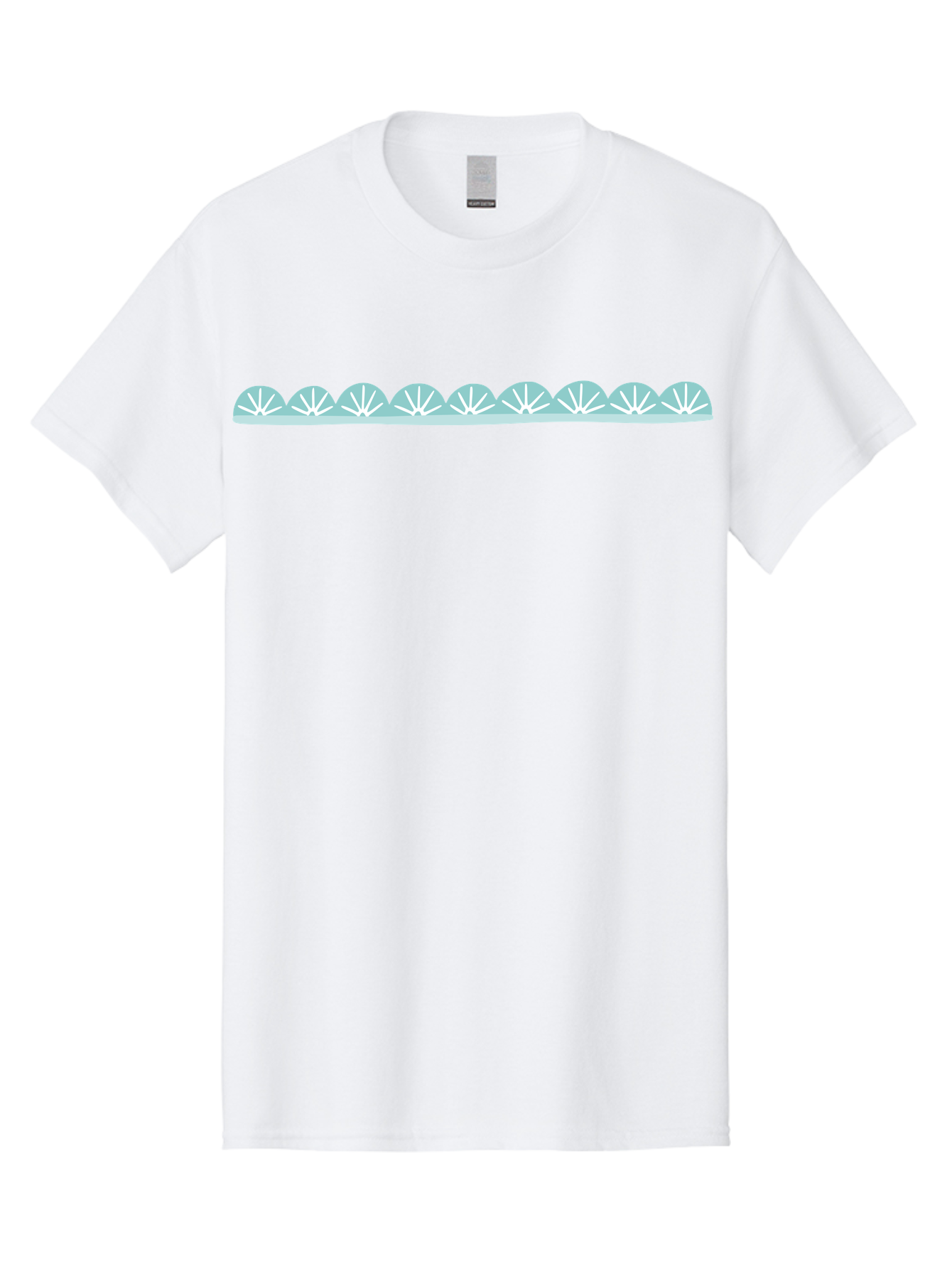 Umbrellas Men'S Graphic Tee, 100% Cotton, Comfortable Casual Summer Wear, Machine Washable, White Seashells, Shell Pattern, Ocean-Inspired Design, Coastal Decor, Beachy Vibe, Simple Illustration, Graphic Element Aac132 13