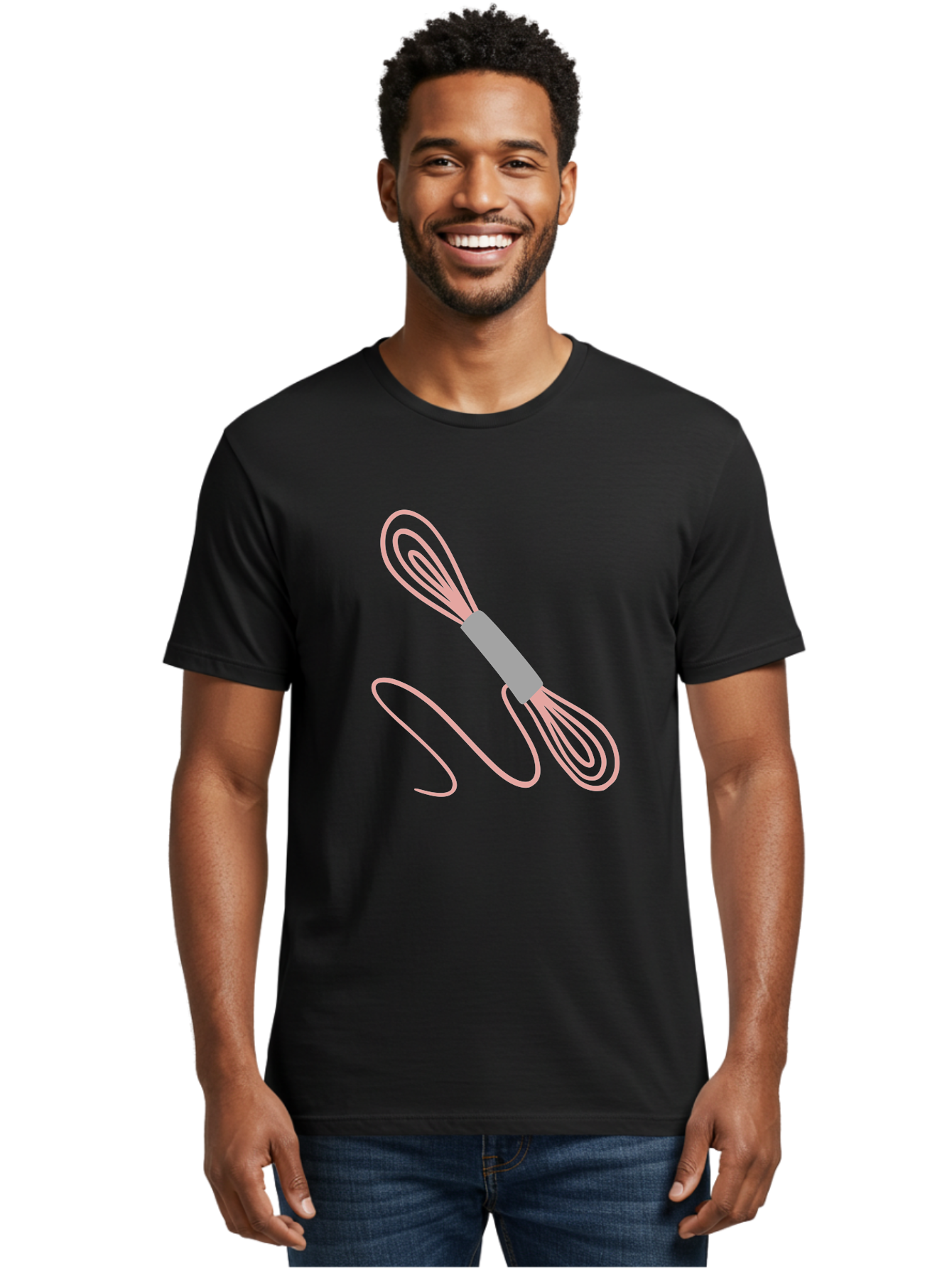 Whisk Men'S Graphic Tee, 100% Cotton, Comfortable Casual Summer Wear, Machine Washable, Cooking Utensils, Kitchen Tools, Whisk Design, Creative Graphics, Pastel Colors, Kitchenware, Cooking Essentials Aac133 22