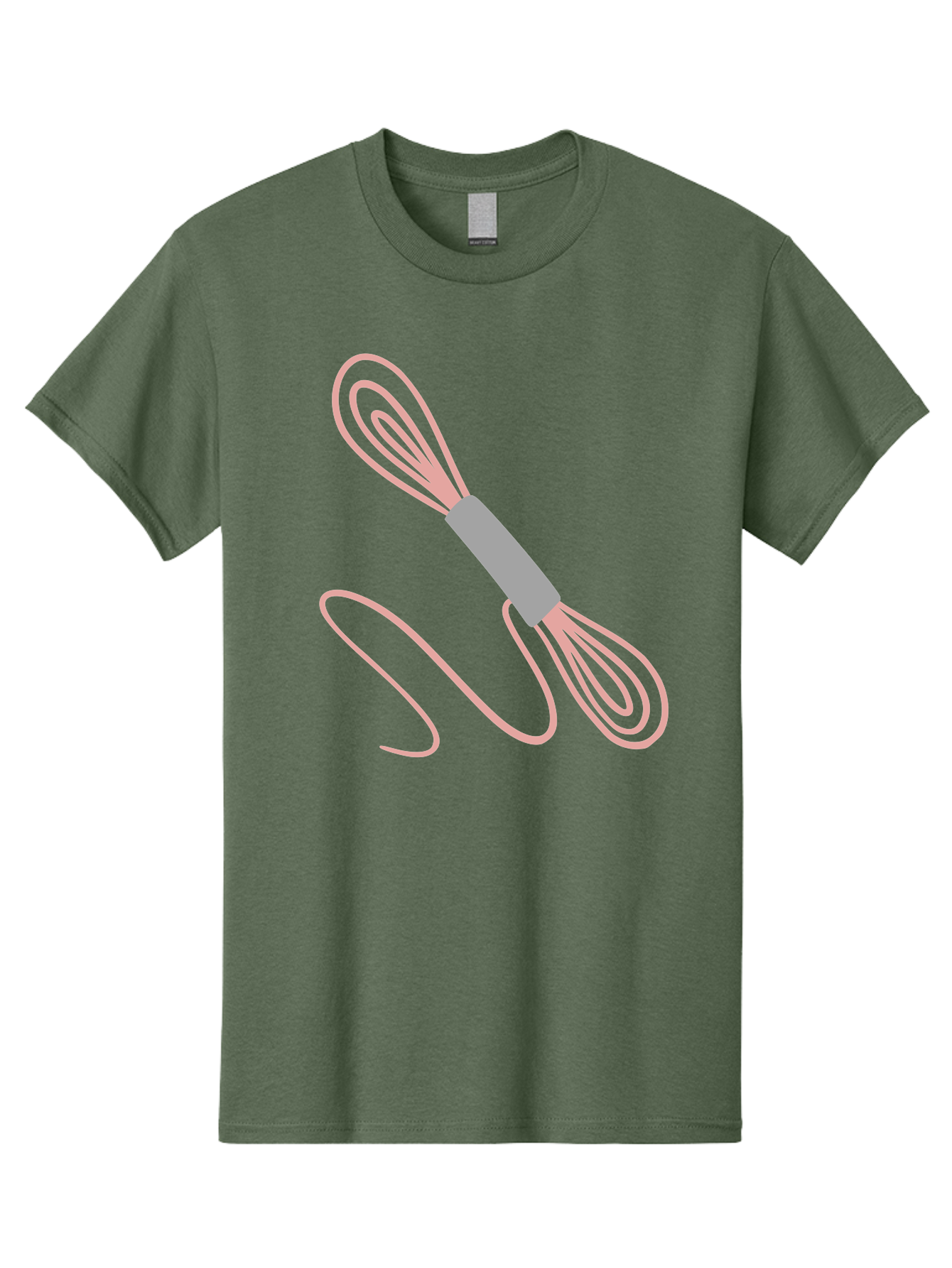 Whisk Men'S Graphic Tee, 100% Cotton, Comfortable Casual Summer Wear, Machine Washable, Cooking Utensils, Kitchen Tools, Whisk Design, Creative Graphics, Pastel Colors, Kitchenware, Cooking Essentials Aac133 19