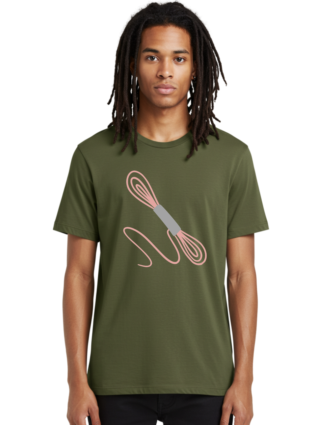 Whisk Men'S Graphic Tee, 100% Cotton, Comfortable Casual Summer Wear, Machine Washable, Cooking Utensils, Kitchen Tools, Whisk Design, Creative Graphics, Pastel Colors, Kitchenware, Cooking Essentials Aac133 20
