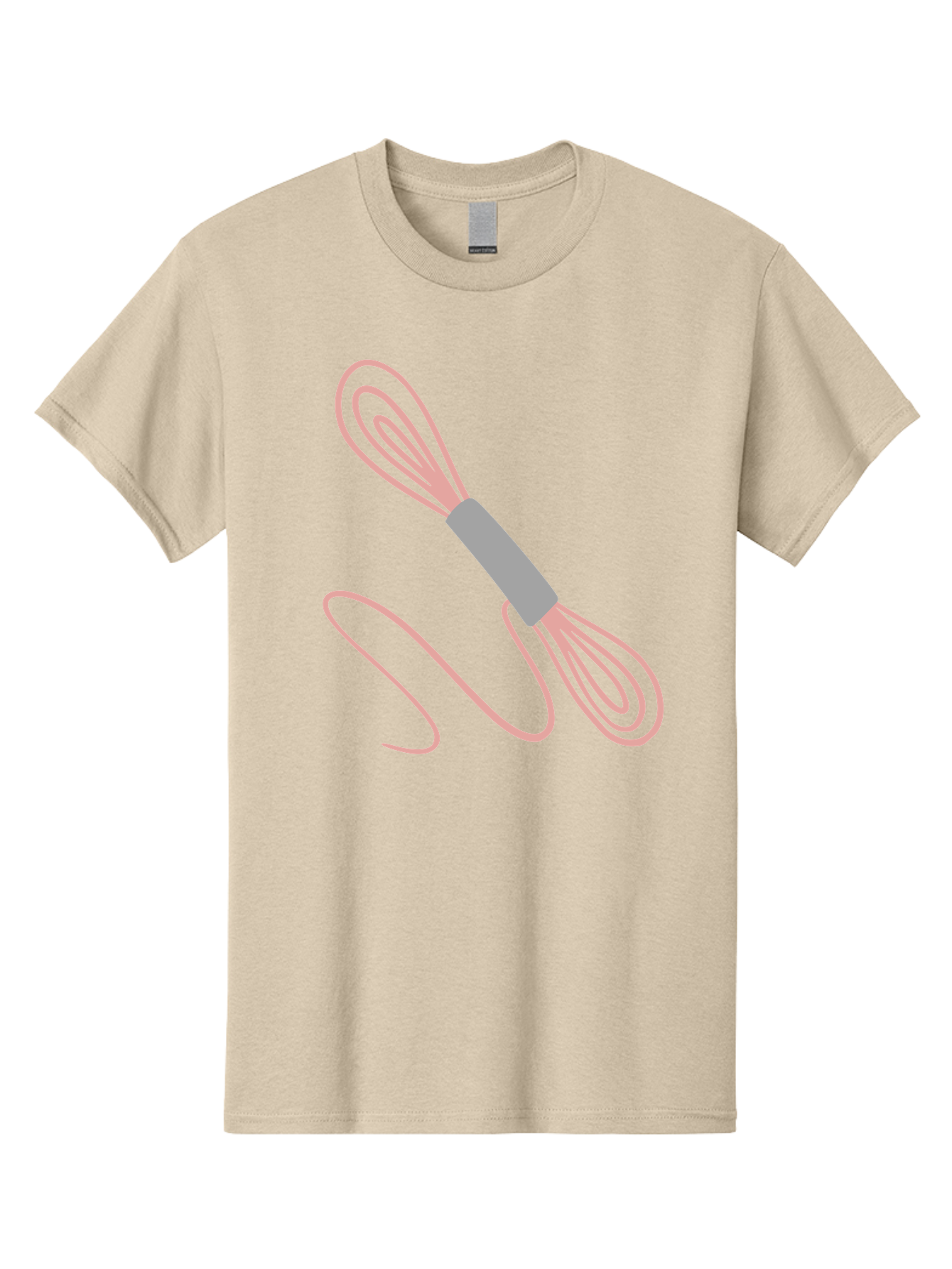 Whisk Men'S Graphic Tee, 100% Cotton, Comfortable Casual Summer Wear, Machine Washable, Cooking Utensils, Kitchen Tools, Whisk Design, Creative Graphics, Pastel Colors, Kitchenware, Cooking Essentials Aac133 3