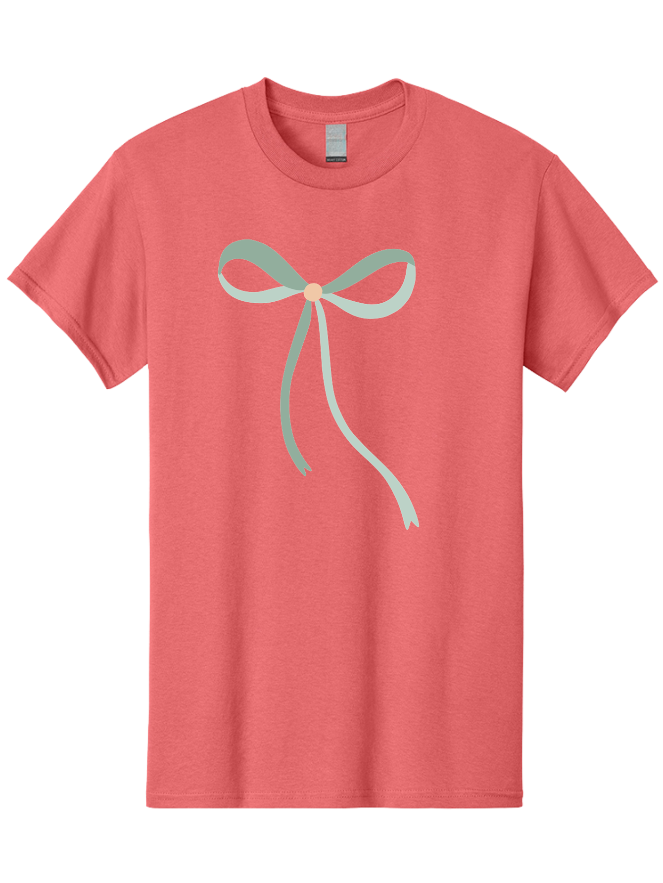 White-Bow Men'S Graphic Tee, 100% Cotton, Comfortable Casual Summer Wear, Machine Washable, Grey Ribbon, Bow Decoration, Gift Wrapping, Celebratory Decor, Party Favors, Elegant Design, Soft Pastel, Minimalist Style Aac134 29