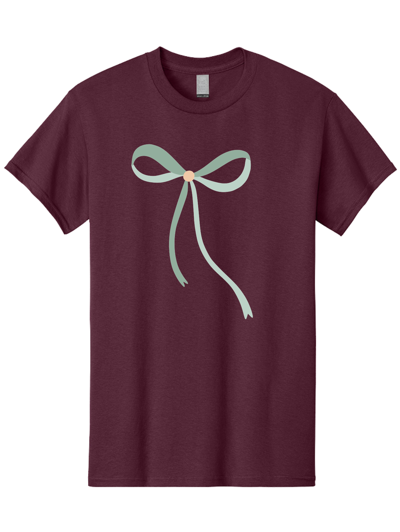 White-Bow Men'S Graphic Tee, 100% Cotton, Comfortable Casual Summer Wear, Machine Washable, Grey Ribbon, Bow Decoration, Gift Wrapping, Celebratory Decor, Party Favors, Elegant Design, Soft Pastel, Minimalist Style Aac134 19