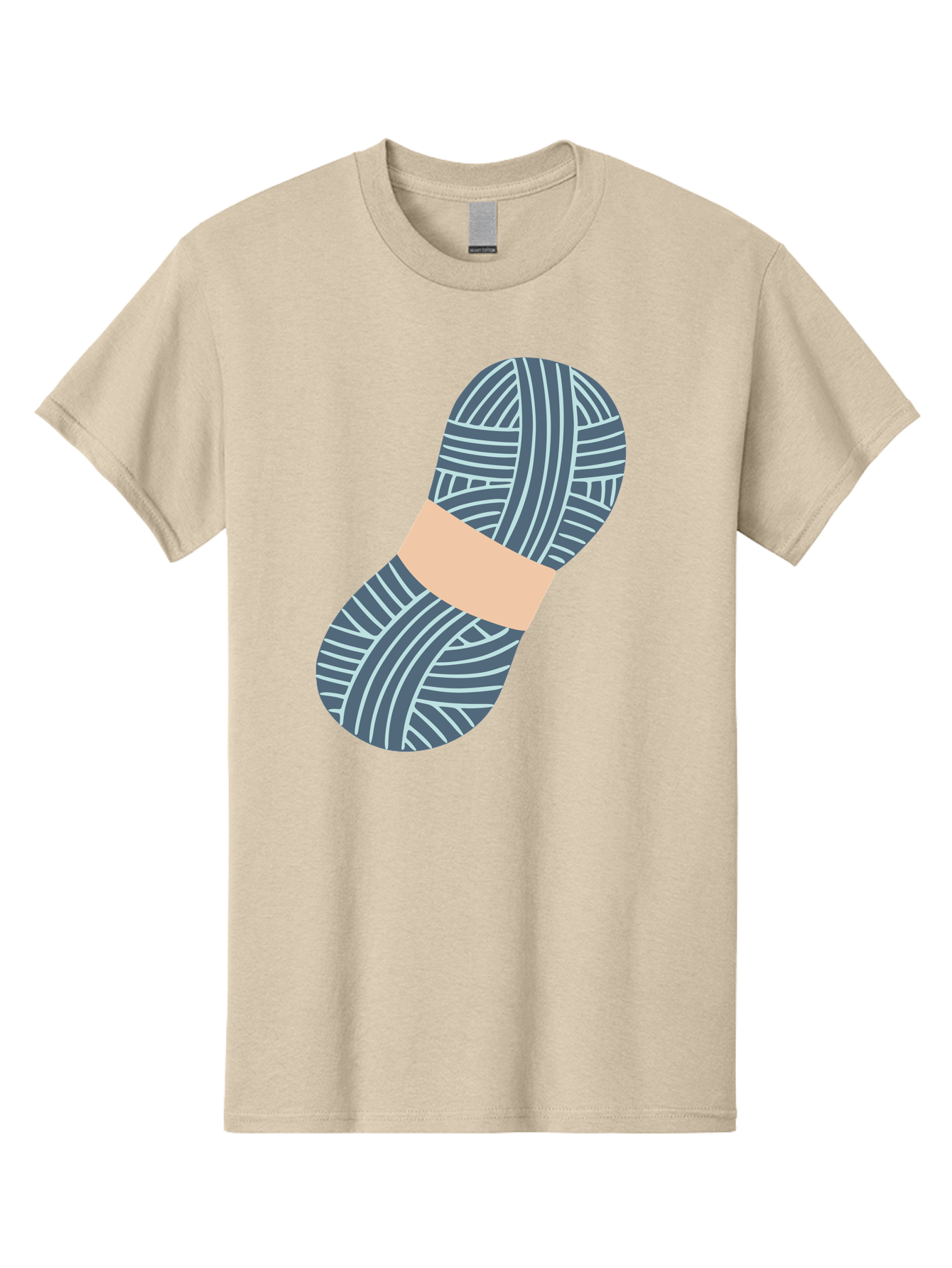 Yarn-Ball-1 Men'S Graphic Tee, 100% Cotton, Comfortable Casual Summer Wear, Machine Washable, Gray Yarn, White Stripes, Yarn Ball, Knitting Supplies, Crochet Materials, Craft Project Aac144 29