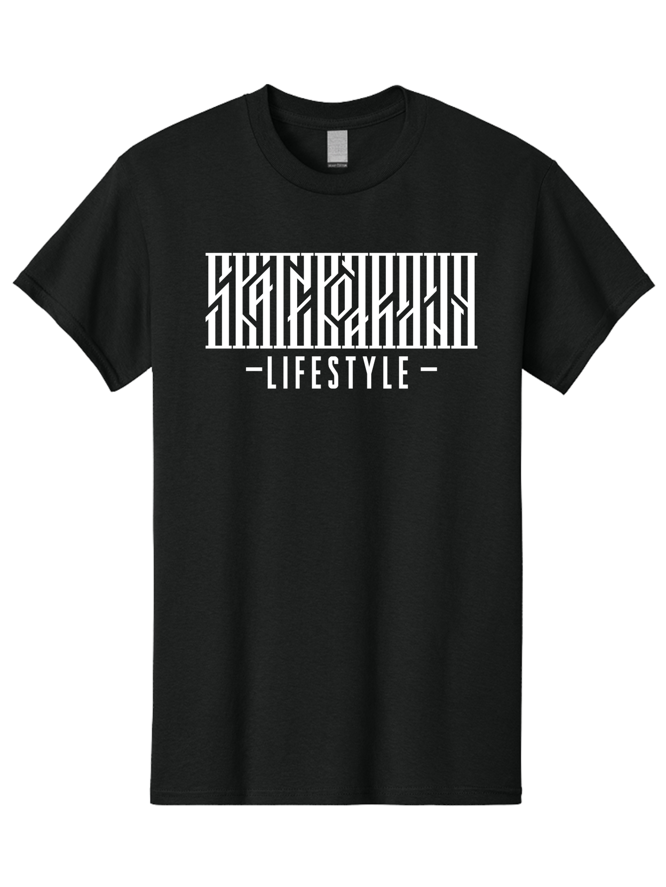 Lifestyle-1 Men'S Graphic Tee, 100% Cotton, Comfortable Casual Summer Wear, Machine Washable, Lifestyle Branding, White Typography, Modern Design, Geometric Patterns, Fashion Statement, Urban Style, Chic Aesthetics Aac151 9