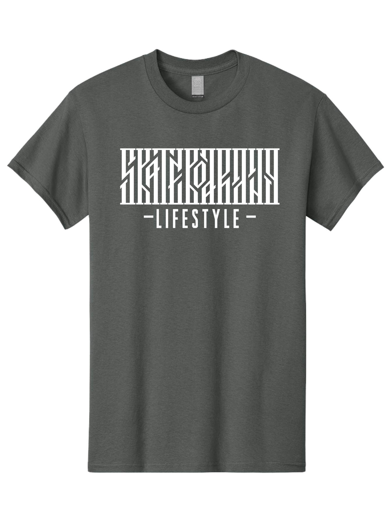 Lifestyle-1 Men'S Graphic Tee, 100% Cotton, Comfortable Casual Summer Wear, Machine Washable, Lifestyle Branding, White Typography, Modern Design, Geometric Patterns, Fashion Statement, Urban Style, Chic Aesthetics Aac151 3