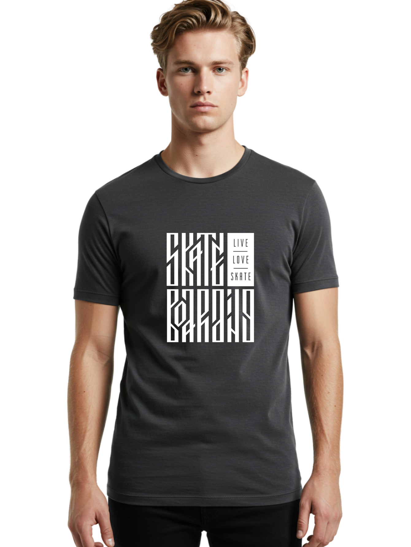 Live-Love-Skate-1 Men'S Graphic Tee, 100% Cotton, Comfortable Casual Summer Wear, Machine Washable, Skateboarding Culture, Action Sports, Extreme Sports, Skate Lifestyle, Streetwear Fashion, Urban Style, Skateboard Graphics, Skateboard Art Aac153 26