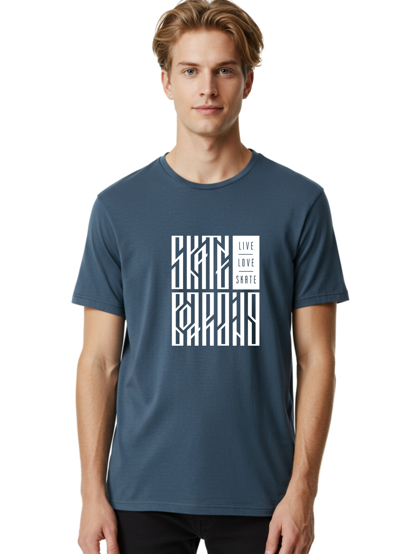 Live-Love-Skate-1 Men'S Graphic Tee, 100% Cotton, Comfortable Casual Summer Wear, Machine Washable, Skateboarding Culture, Action Sports, Extreme Sports, Skate Lifestyle, Streetwear Fashion, Urban Style, Skateboard Graphics, Skateboard Art Aac153 18