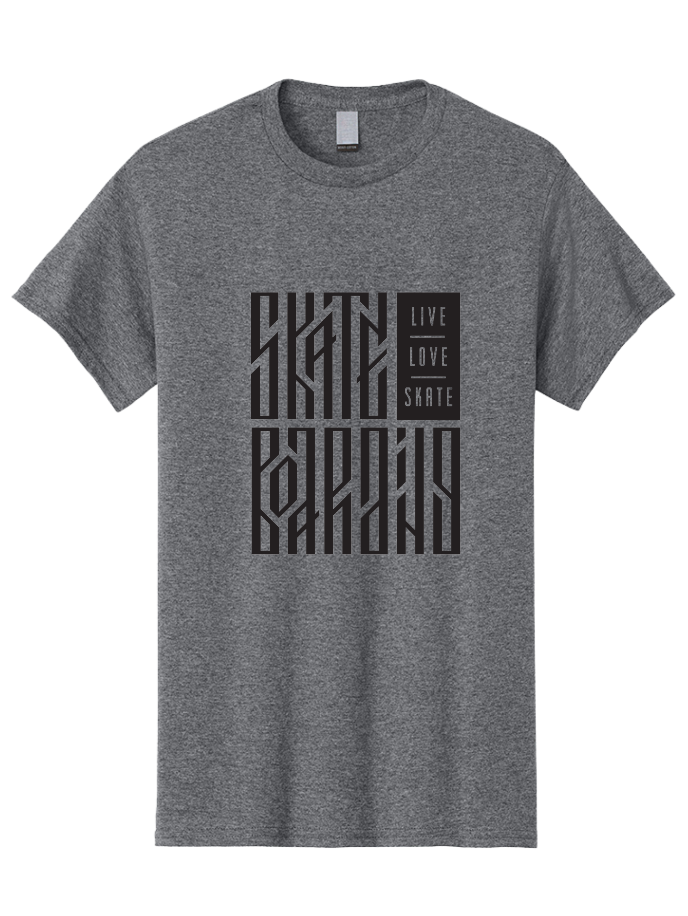 Live-Love-Skate Men'S Graphic Tee, 100% Cotton, Comfortable Casual Summer Wear, Machine Washable, Street Art Style, Skate Culture, Bold Typography, Urban Lifestyle, Action Sports, Graffiti-Inspired Design, Skateboarding Community Aac154 17