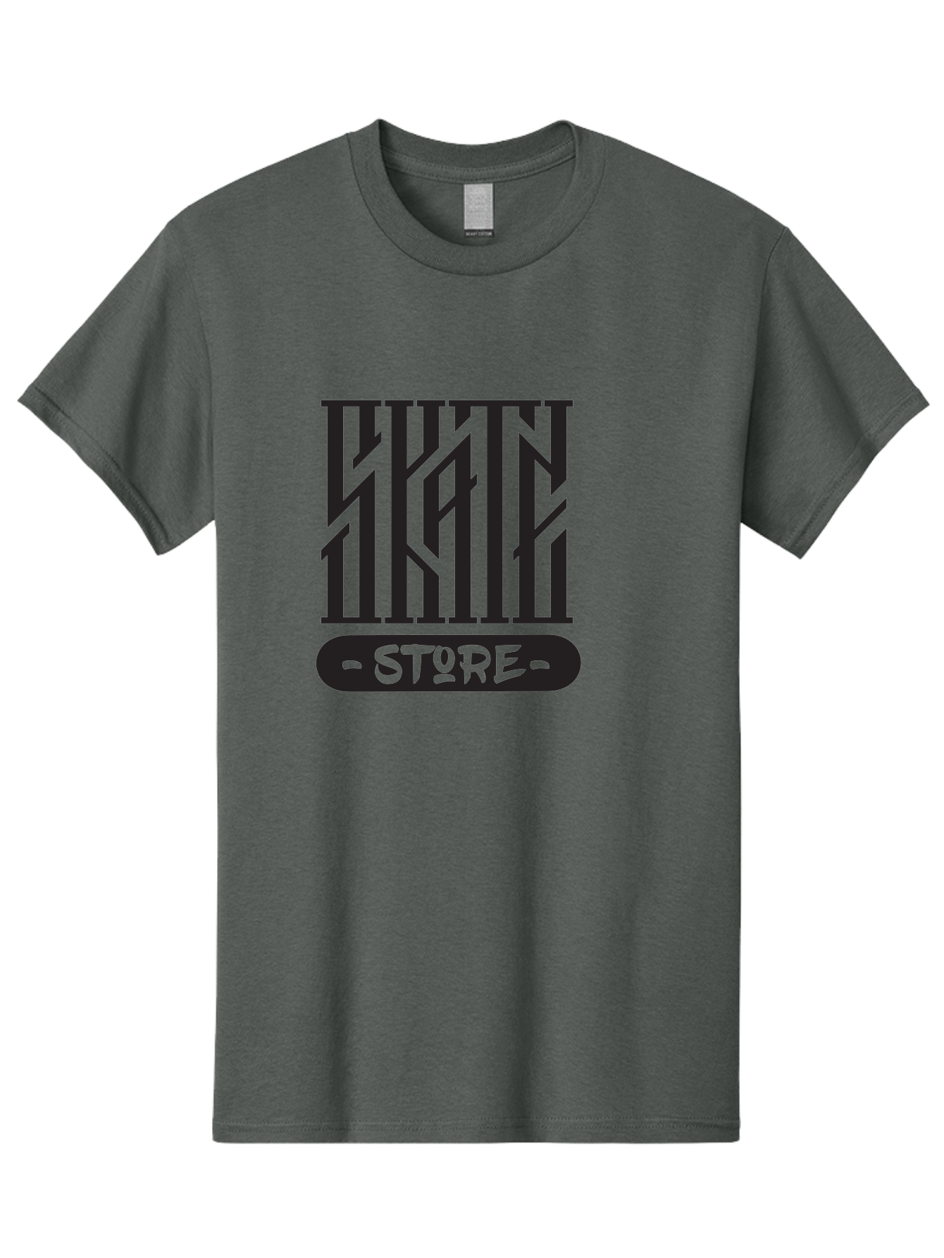 Livn-Store Men'S Graphic Tee, 100% Cotton, Comfortable Casual Summer Wear, Machine Washable, Lhtn Store, Modern Logo, Bold Typography, Black And Green Design, Minimalist Branding, Urban Style, Edgy Aesthetic, Streetwear Fashion Aac155 3