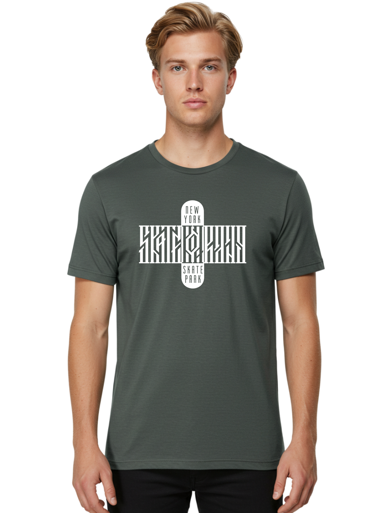 New-York-Skate-Park Men'S Graphic Tee, 100% Cotton, Comfortable Casual Summer Wear, Machine Washable, Skateboarding, Skate Park, New York, Street Art, Skate Culture, Urban Sports, Skateboard Graphics, Skateboarding Community, Action Sports Aac159 30