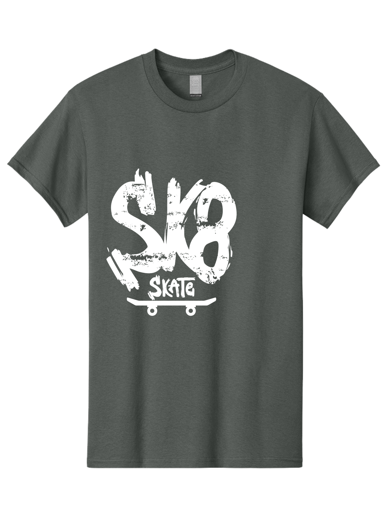 Sk8-2 Men'S Graphic Tee, 100% Cotton, Comfortable Casual Summer Wear, Machine Washable, Skateboarding Logo, Skate Culture, Streetwear Fashion, Action Sports, Skateboarding Brand, Edgy Design, Youth Lifestyle, Skateboard Graphics Aac161 17