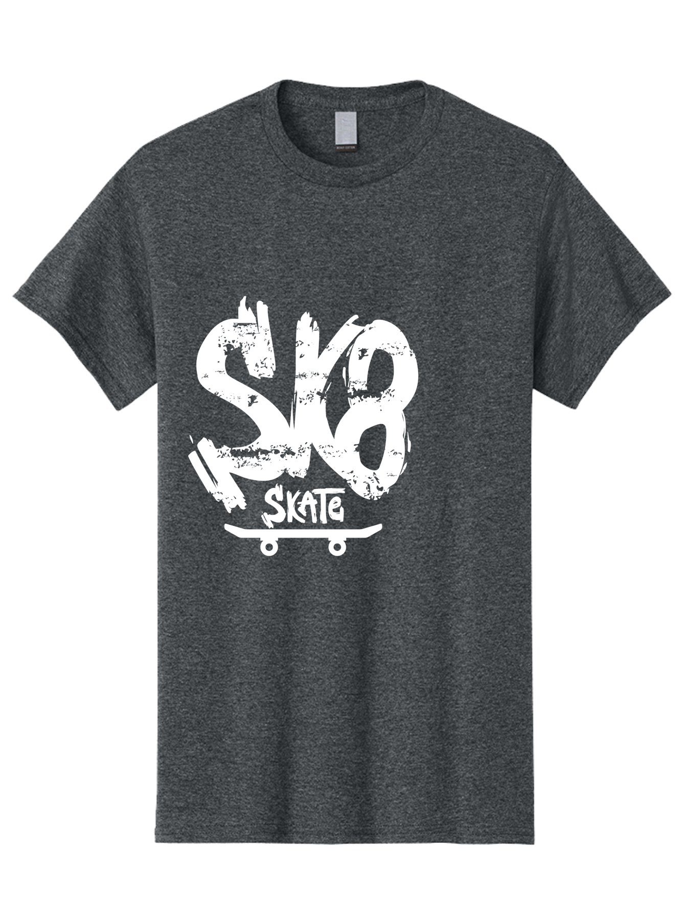 Sk8-2 Men'S Graphic Tee, 100% Cotton, Comfortable Casual Summer Wear, Machine Washable, Skateboarding Logo, Skate Culture, Streetwear Fashion, Action Sports, Skateboarding Brand, Edgy Design, Youth Lifestyle, Skateboard Graphics Aac161 15
