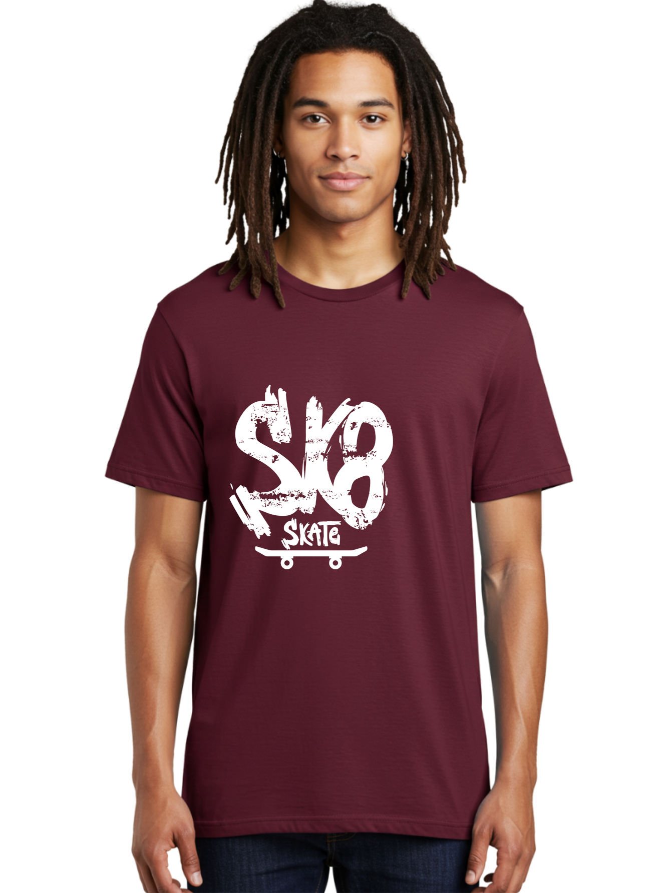 Sk8-2 Men'S Graphic Tee, 100% Cotton, Comfortable Casual Summer Wear, Machine Washable, Skateboarding Logo, Skate Culture, Streetwear Fashion, Action Sports, Skateboarding Brand, Edgy Design, Youth Lifestyle, Skateboard Graphics Aac161 28