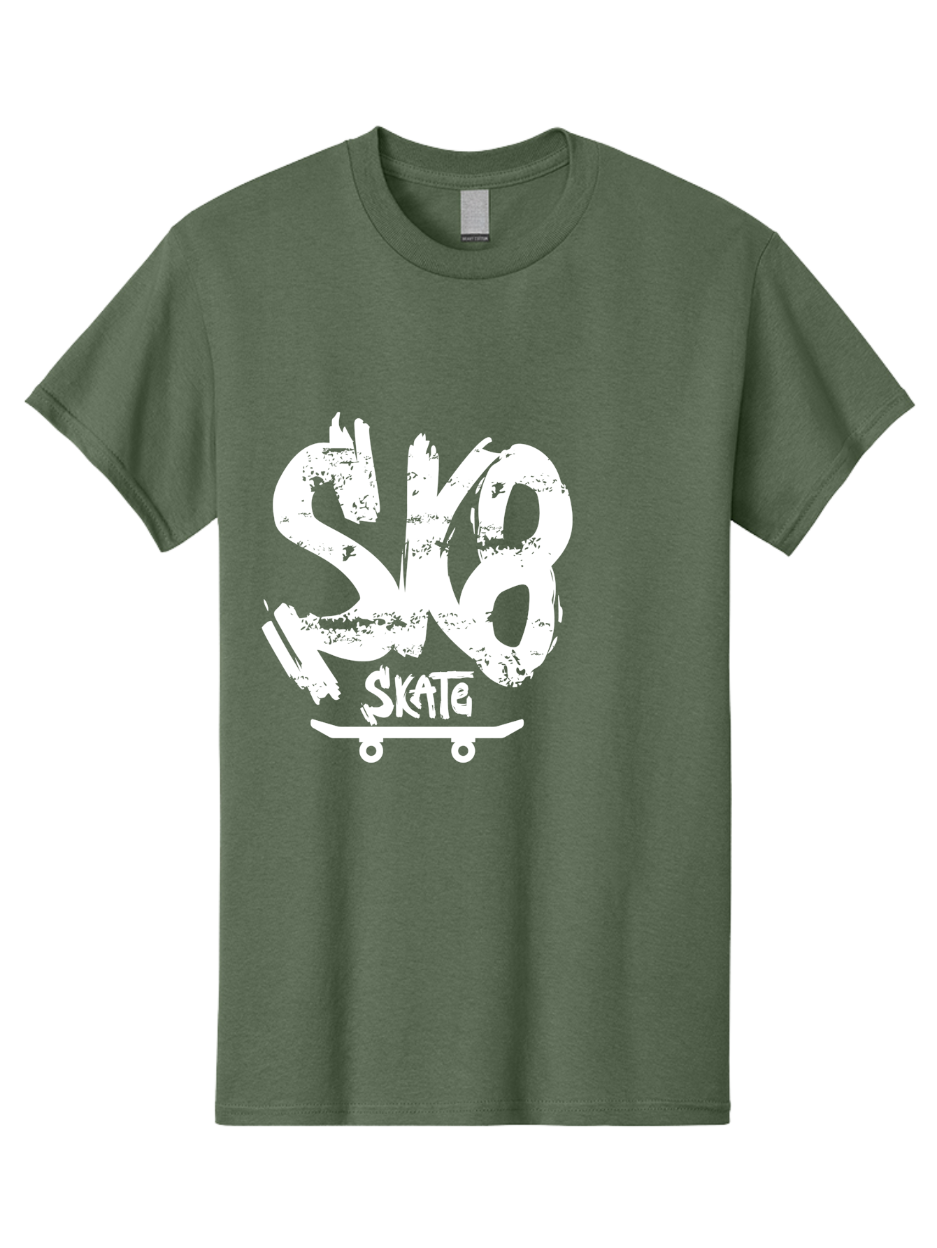 Sk8-2 Men'S Graphic Tee, 100% Cotton, Comfortable Casual Summer Wear, Machine Washable, Skateboarding Logo, Skate Culture, Streetwear Fashion, Action Sports, Skateboarding Brand, Edgy Design, Youth Lifestyle, Skateboard Graphics Aac161 3