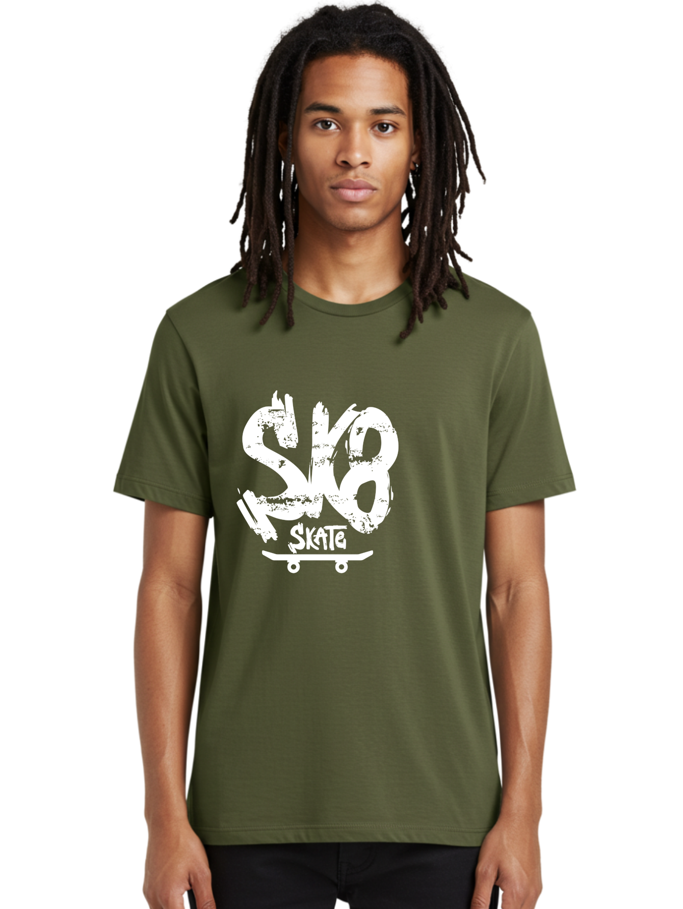 Sk8-2 Men'S Graphic Tee, 100% Cotton, Comfortable Casual Summer Wear, Machine Washable, Skateboarding Logo, Skate Culture, Streetwear Fashion, Action Sports, Skateboarding Brand, Edgy Design, Youth Lifestyle, Skateboard Graphics Aac161 4