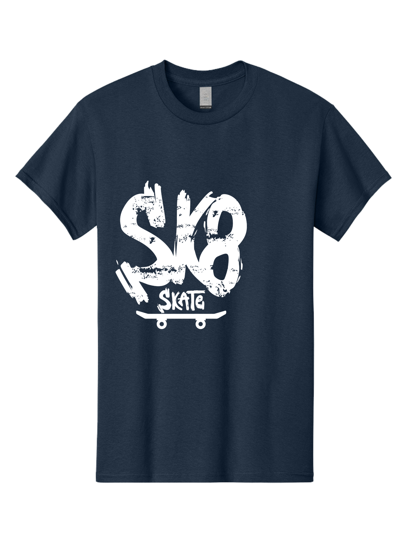 Sk8-2 Men'S Graphic Tee, 100% Cotton, Comfortable Casual Summer Wear, Machine Washable, Skateboarding Logo, Skate Culture, Streetwear Fashion, Action Sports, Skateboarding Brand, Edgy Design, Youth Lifestyle, Skateboard Graphics Aac161 1