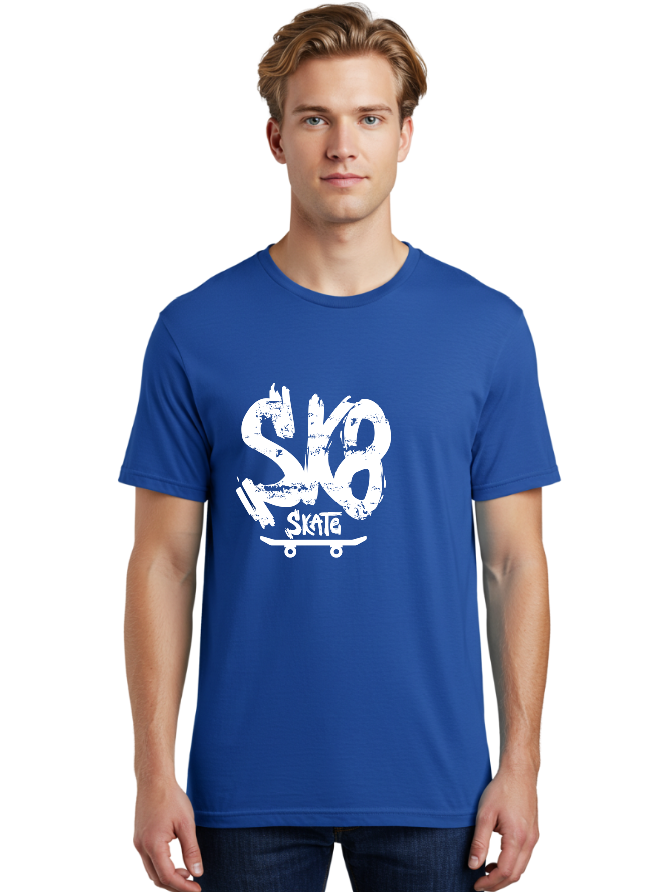 Sk8-2 Men'S Graphic Tee, 100% Cotton, Comfortable Casual Summer Wear, Machine Washable, Skateboarding Logo, Skate Culture, Streetwear Fashion, Action Sports, Skateboarding Brand, Edgy Design, Youth Lifestyle, Skateboard Graphics Aac161 8