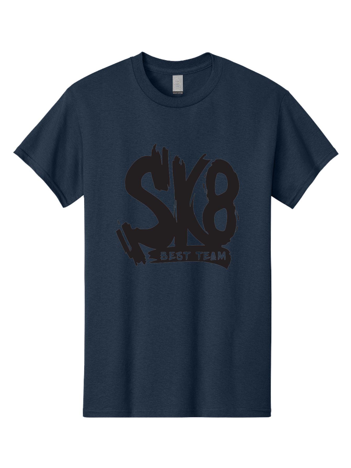Sk8-Best-Team-1 Men'S Graphic Tee, 100% Cotton, Comfortable Casual Summer Wear, Machine Washable, Sk8 Best Team, Skate Team Logo, Skateboarding Graphics, Team Branding, Urban Sports, Action Sports, Skate Culture, Team Identity Aac163 5