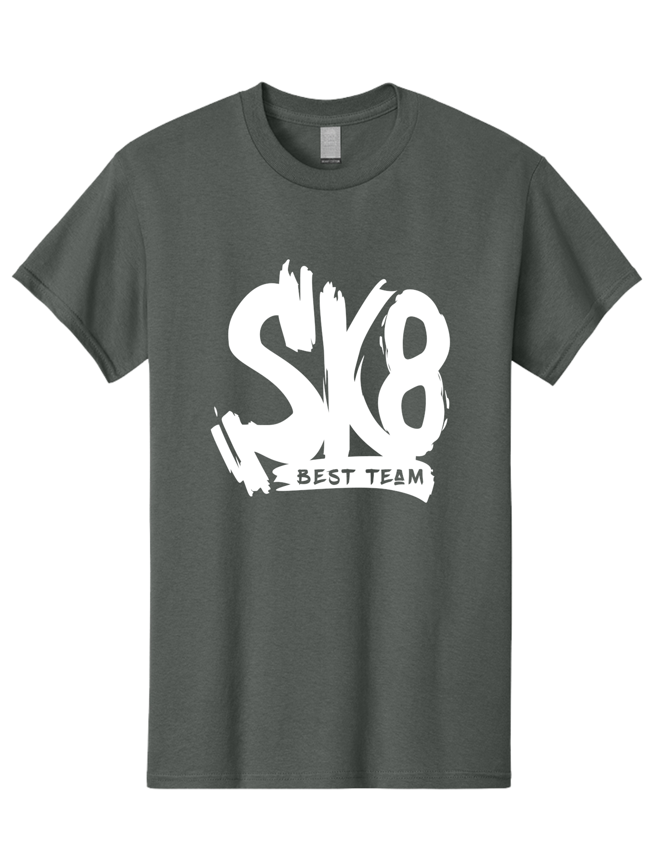 Sk8-Best-Team Men'S Graphic Tee, 100% Cotton, Comfortable Casual Summer Wear, Machine Washable, Action Sports Team Logo, Skateboarding Graphics, Team Spirit, Best Team Logo, Sports Branding, Team Identity, Skate Culture Aac164 23
