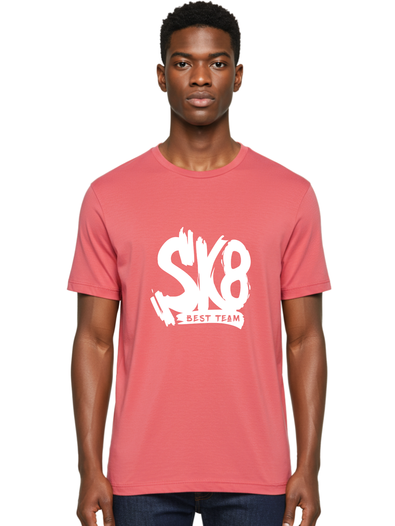 Sk8-Best-Team Men'S Graphic Tee, 100% Cotton, Comfortable Casual Summer Wear, Machine Washable, Action Sports Team Logo, Skateboarding Graphics, Team Spirit, Best Team Logo, Sports Branding, Team Identity, Skate Culture Aac164 26