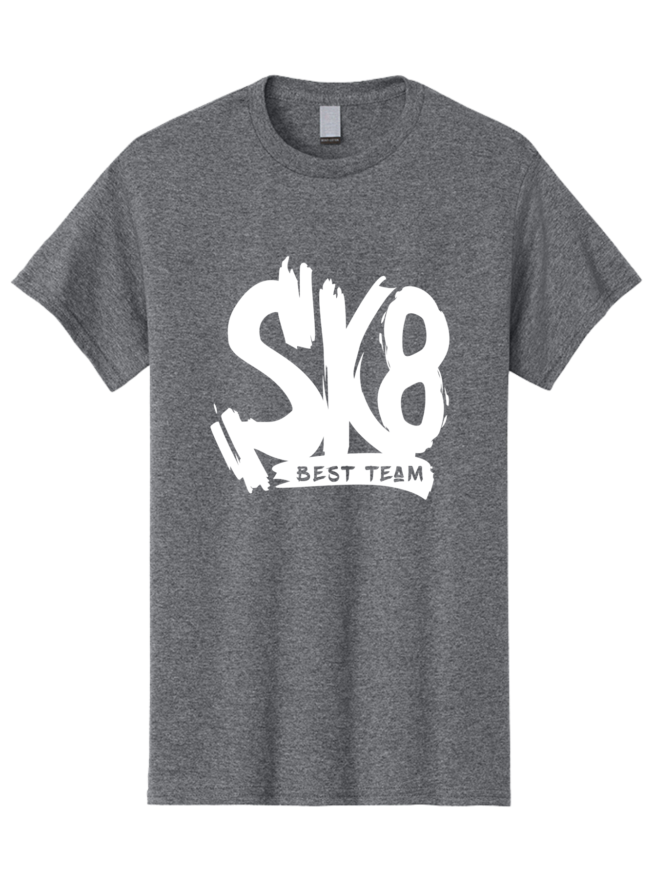 Sk8-Best-Team Men'S Graphic Tee, 100% Cotton, Comfortable Casual Summer Wear, Machine Washable, Action Sports Team Logo, Skateboarding Graphics, Team Spirit, Best Team Logo, Sports Branding, Team Identity, Skate Culture Aac164 17
