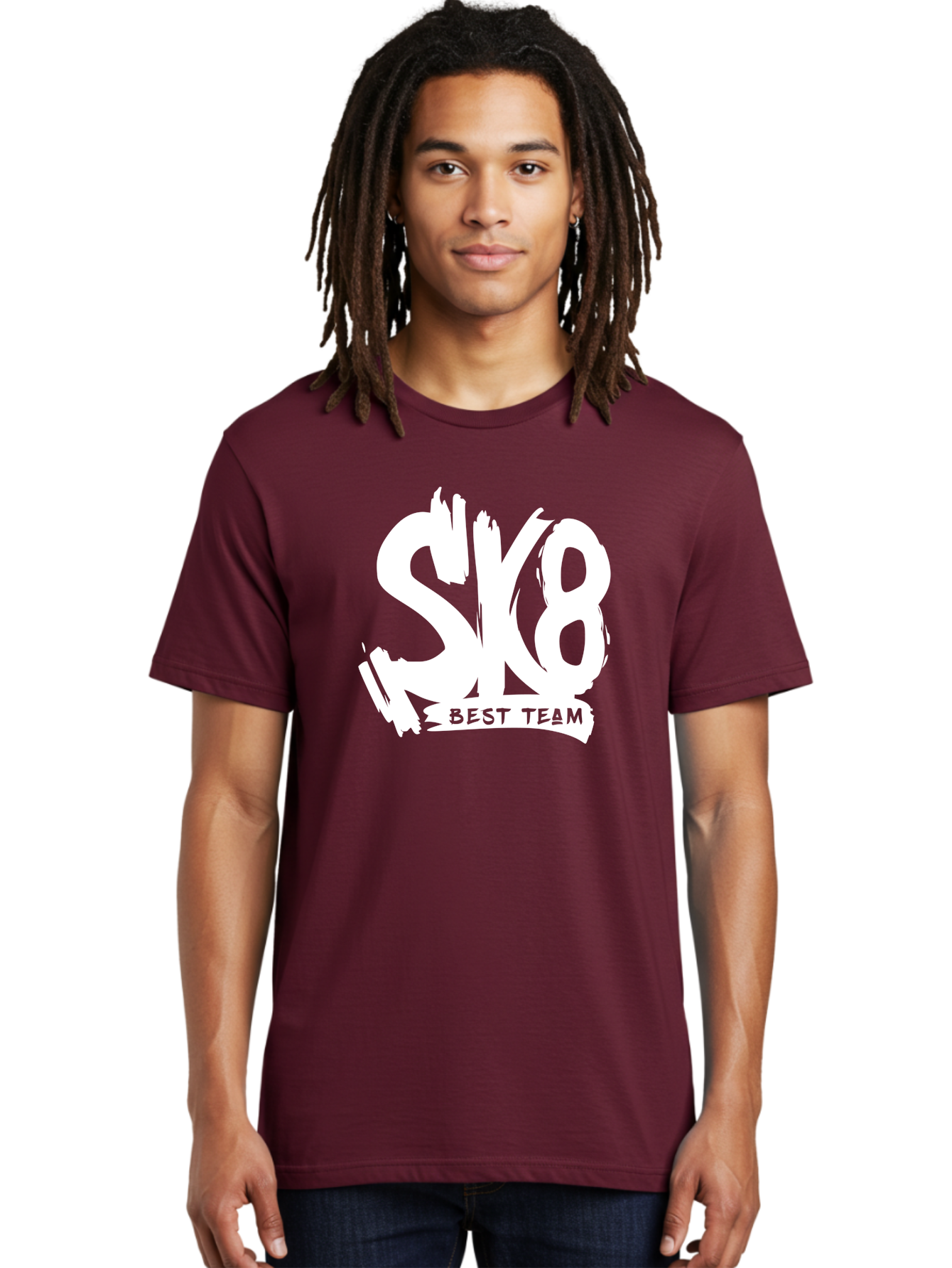 Sk8-Best-Team Men'S Graphic Tee, 100% Cotton, Comfortable Casual Summer Wear, Machine Washable, Action Sports Team Logo, Skateboarding Graphics, Team Spirit, Best Team Logo, Sports Branding, Team Identity, Skate Culture Aac164 8