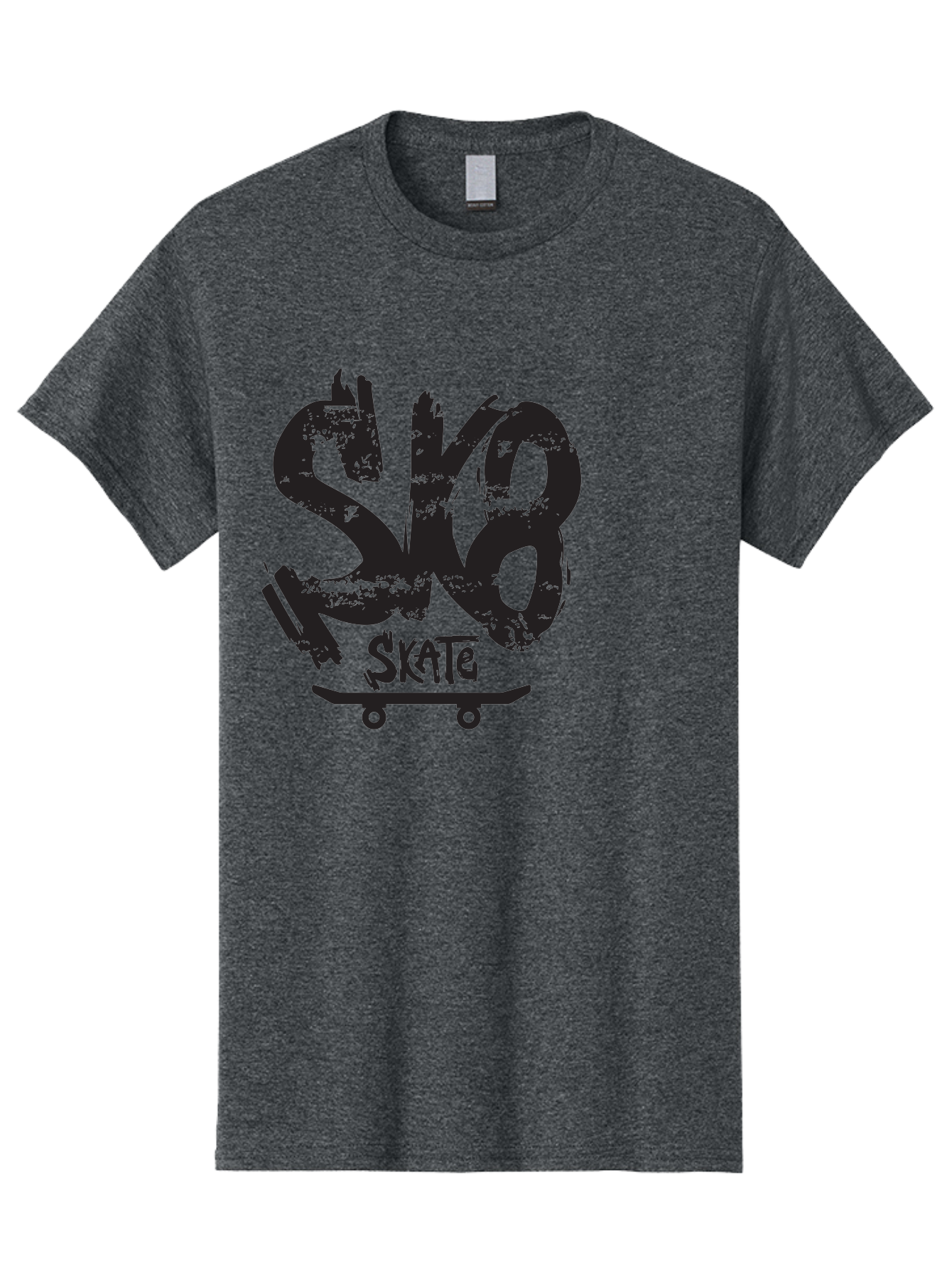 Sk8 Men'S Graphic Tee, 100% Cotton, Comfortable Casual Summer Wear, Machine Washable, Skateboarding Logo, Graffiti Style, Urban Culture, Street Art, Skateboard Graphics, Extreme Sports, Youth Culture, Edgy Design Aac167 1